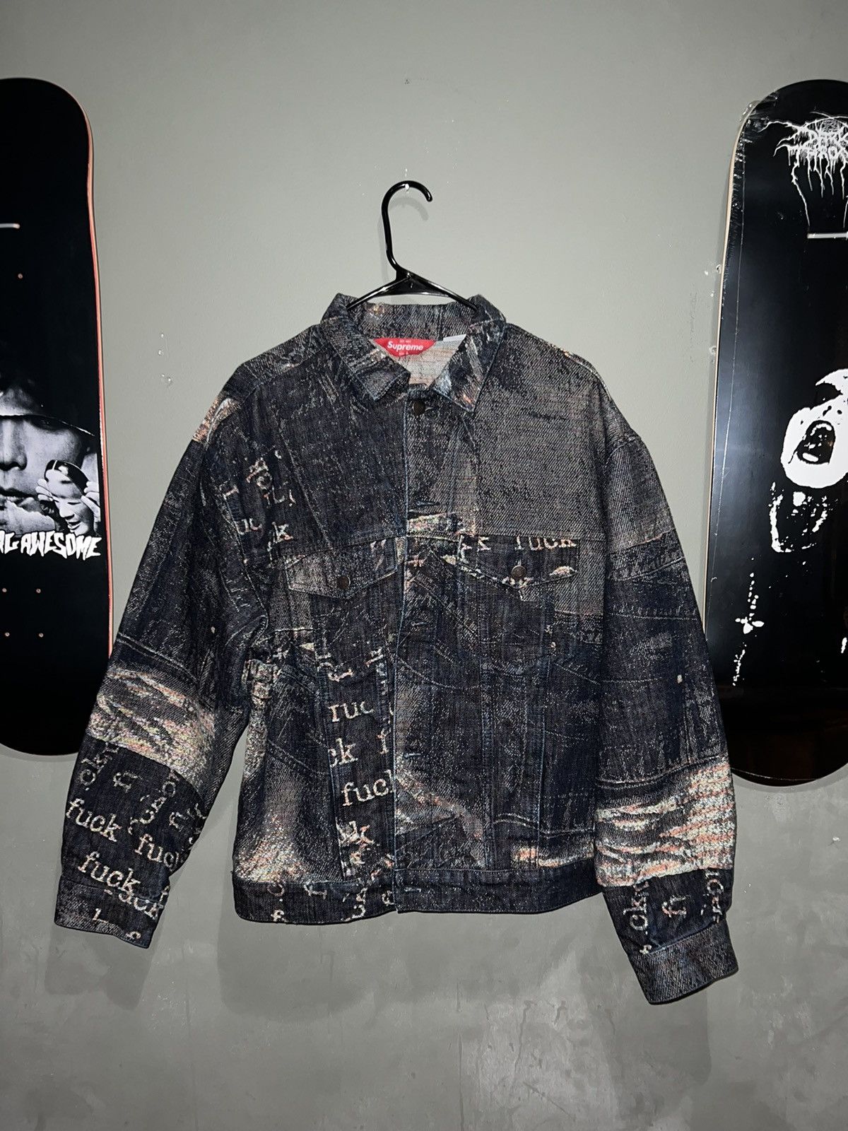 Archive Denim Jacquard Trucker Jacket - spring summer 2023 - Supreme