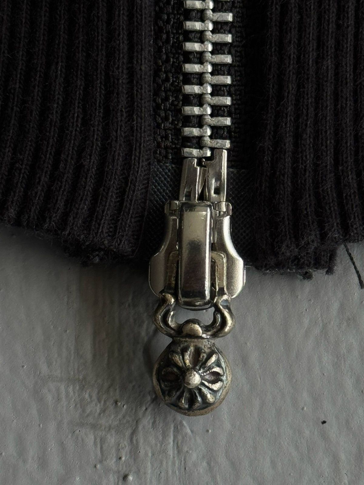 Chrome Hearts Rare Womens - Cross Patched Zip Hoodie Size M / US 6-8 / IT 42-44 - 5 Thumbnail