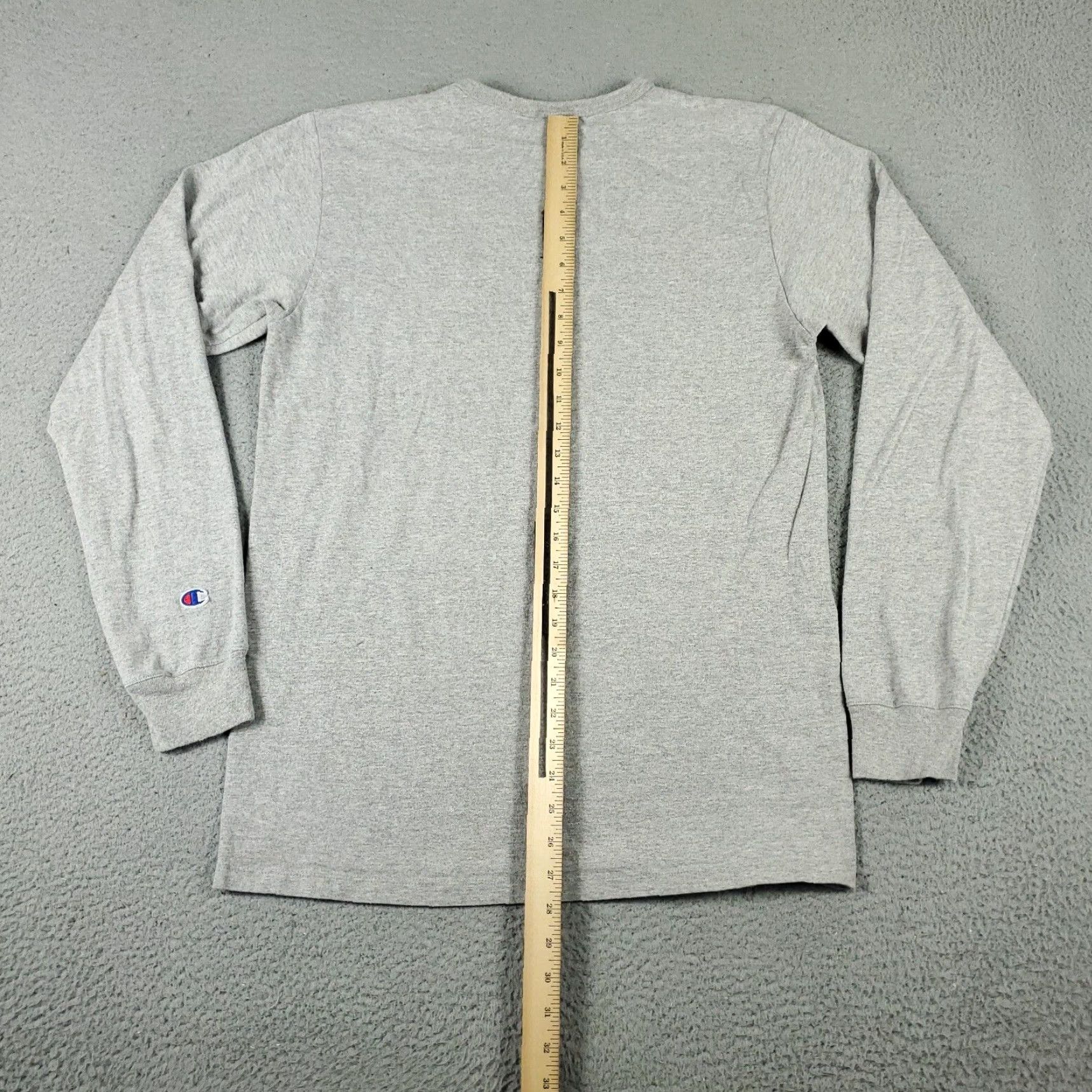 Champion Champion Pullover Sweater Mens Large Gray Long Sleeve Crew Neck Casual Cotton Blend Size US L / EU 52-54 / 3 - 6 Thumbnail