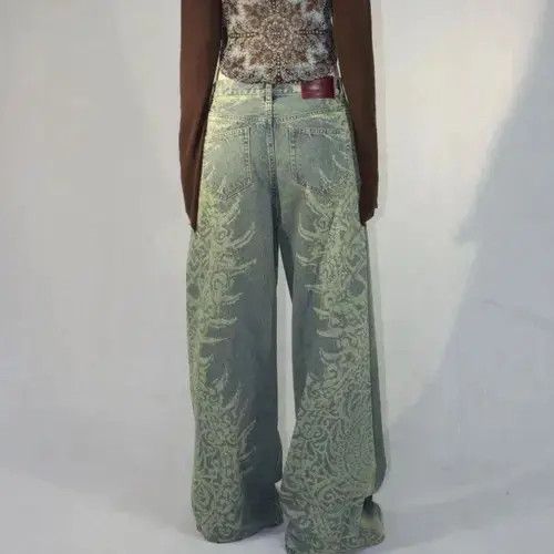Japanese Brand × Vintage Jeans Women Oversized Retro Streetwear Size 34" / US 12 / IT 48 - 3 Thumbnail