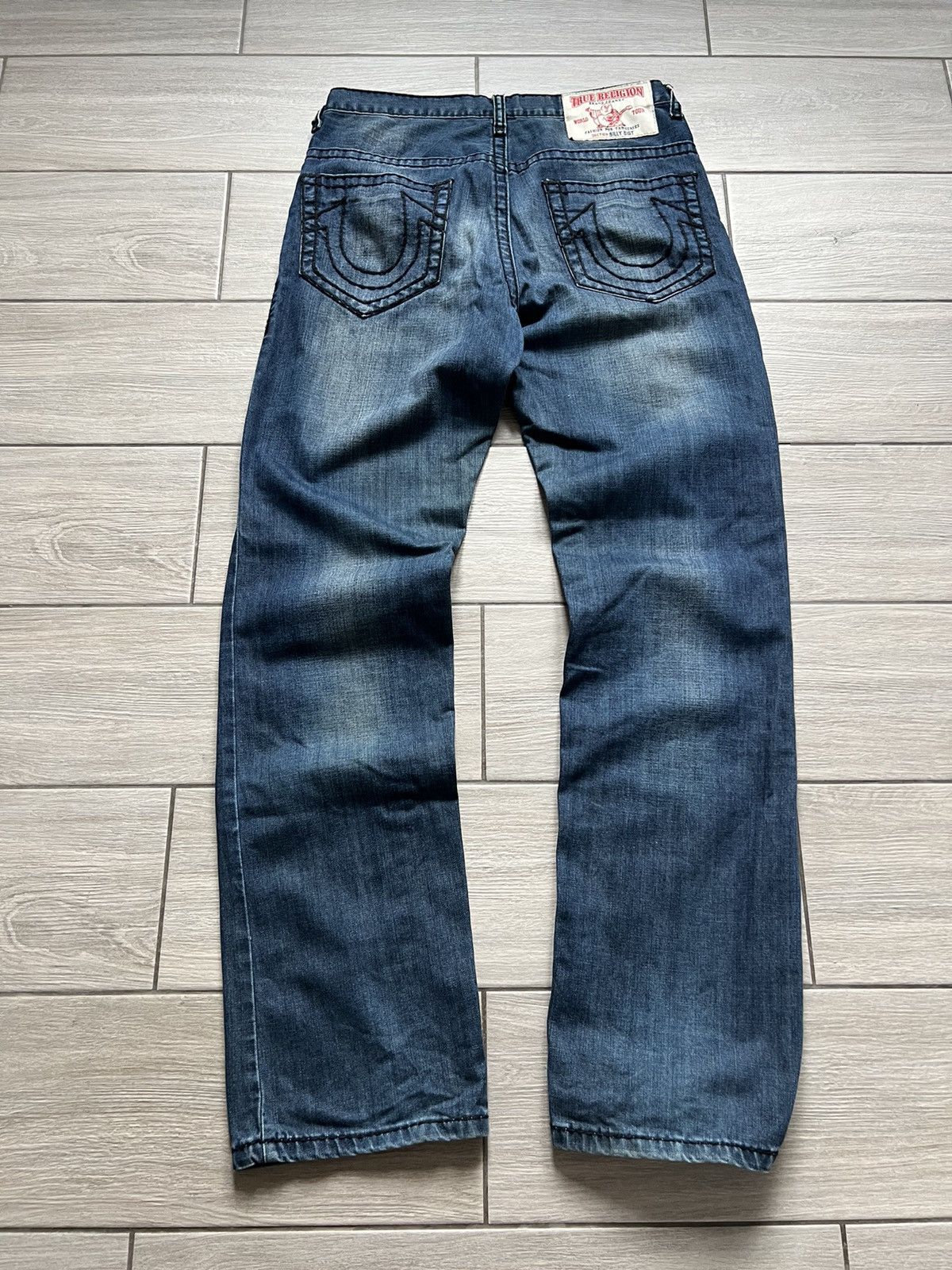 True Religion Vintage Y2K True Religion Baggy Denim Jeans Ricky Size US 34 / EU 50 - 2 Thumbnail
