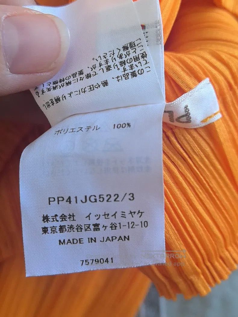 Issey Miyake Issey Miyake size:3 Orange Midi Skirt Size 31" - 4 Thumbnail