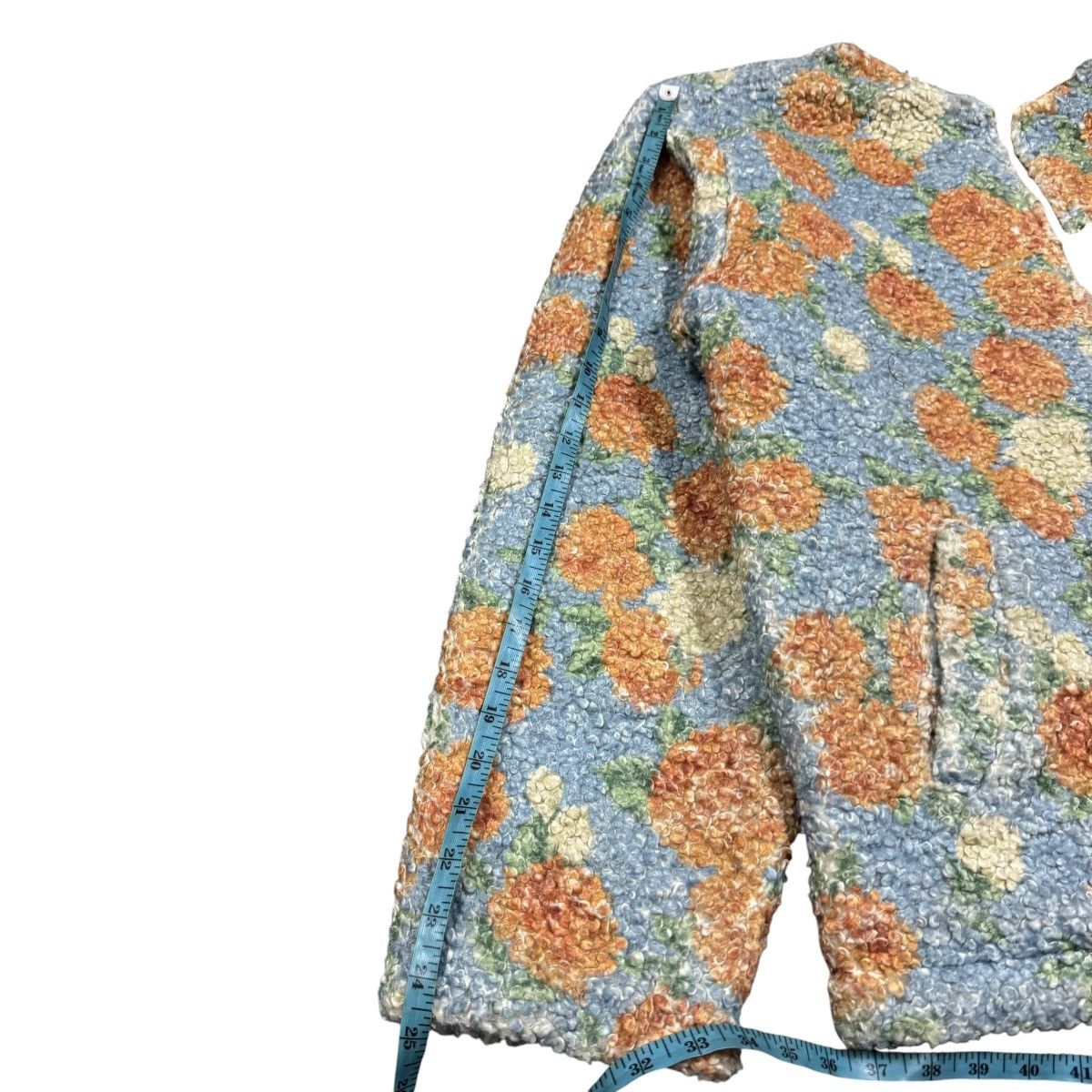If Six Was Nine Vtg🔥Jouetie Reversible Fleece/Quilted Flower Printed Jacket Size US M / EU 48-50 / 2 - 18 Thumbnail