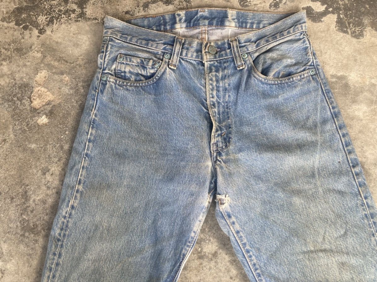 Levi's × Vintage Vintage Levi’s 505-0217 Single Black V Bold Size US 32 / EU 48 - 6 Thumbnail