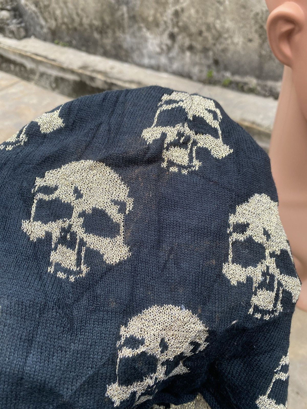Other Skull Knitted Beanie Hat Size ONE SIZE - 6 Thumbnail