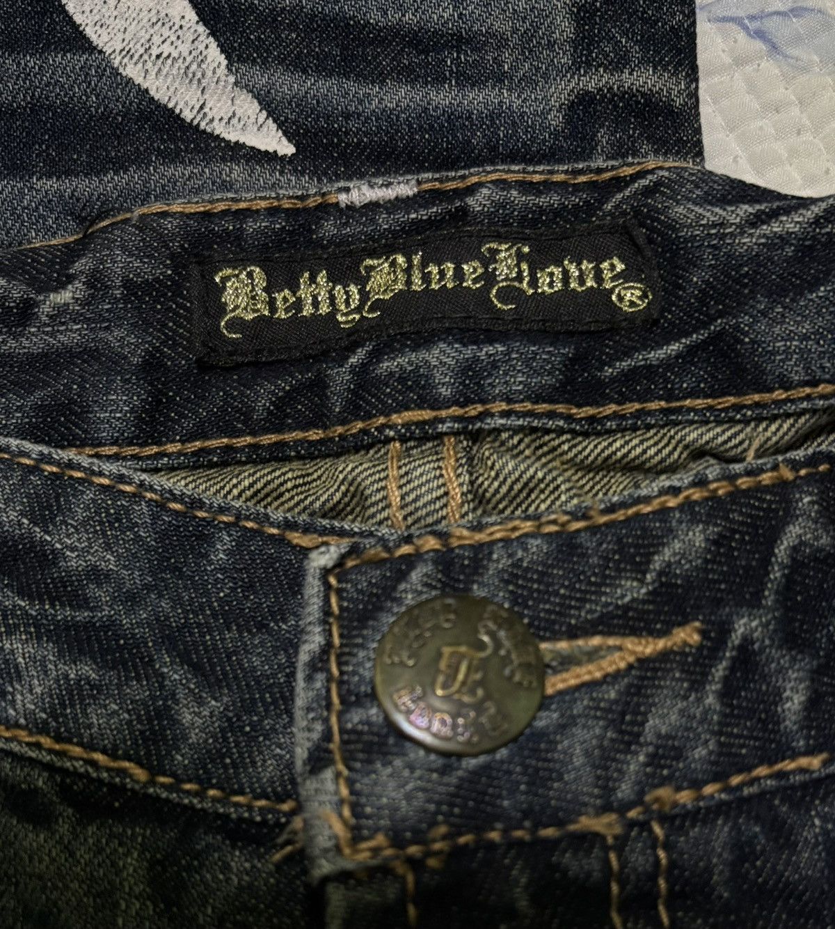Other Betty Blue Love Streetwear Jeans Distressed Denim Size US 31 - 17 Thumbnail