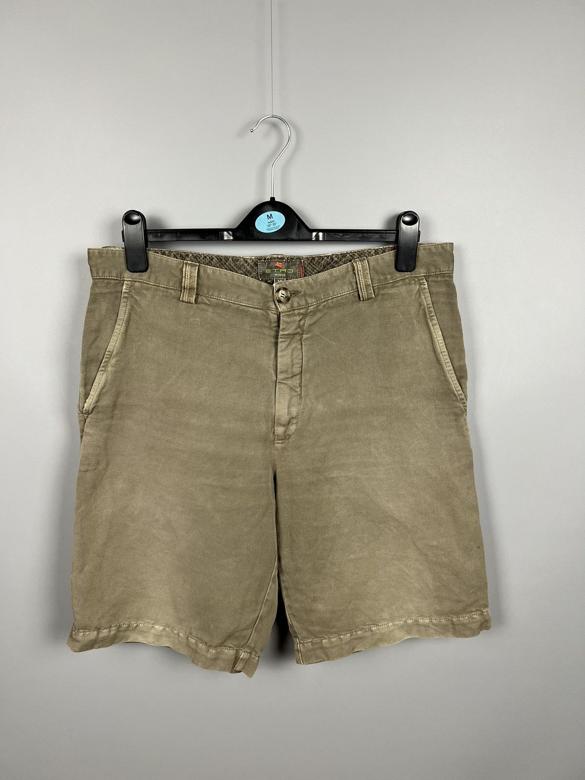 Designer × Etro (50) ETRO Linen cotton shorts Size US 34 / EU 50 - 1 Thumbnail