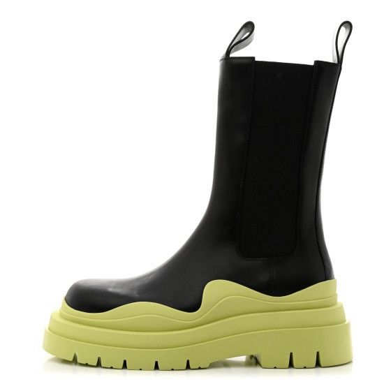 Bottega Veneta BOTTEGA VENETA Black Tire Chelsea Boots Size US 7 / EU 40 - 17 Thumbnail