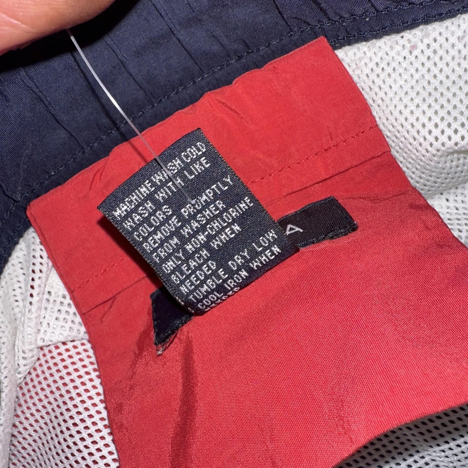 Nautica Nautica Mens Swim Trucks Size XL Red, White, Navy Drawstring Size US 36 / EU 52 - 3 Thumbnail