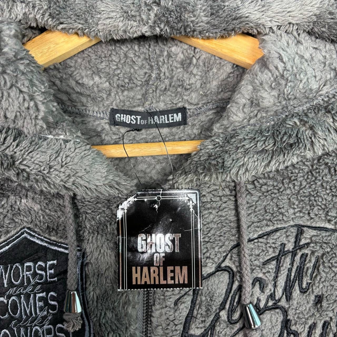 If Six Was Nine Ghost Of Harlem Embroidery Fur Hoodie Zipper Jacket Size US S / EU 44-46 / 1 - 5 Thumbnail