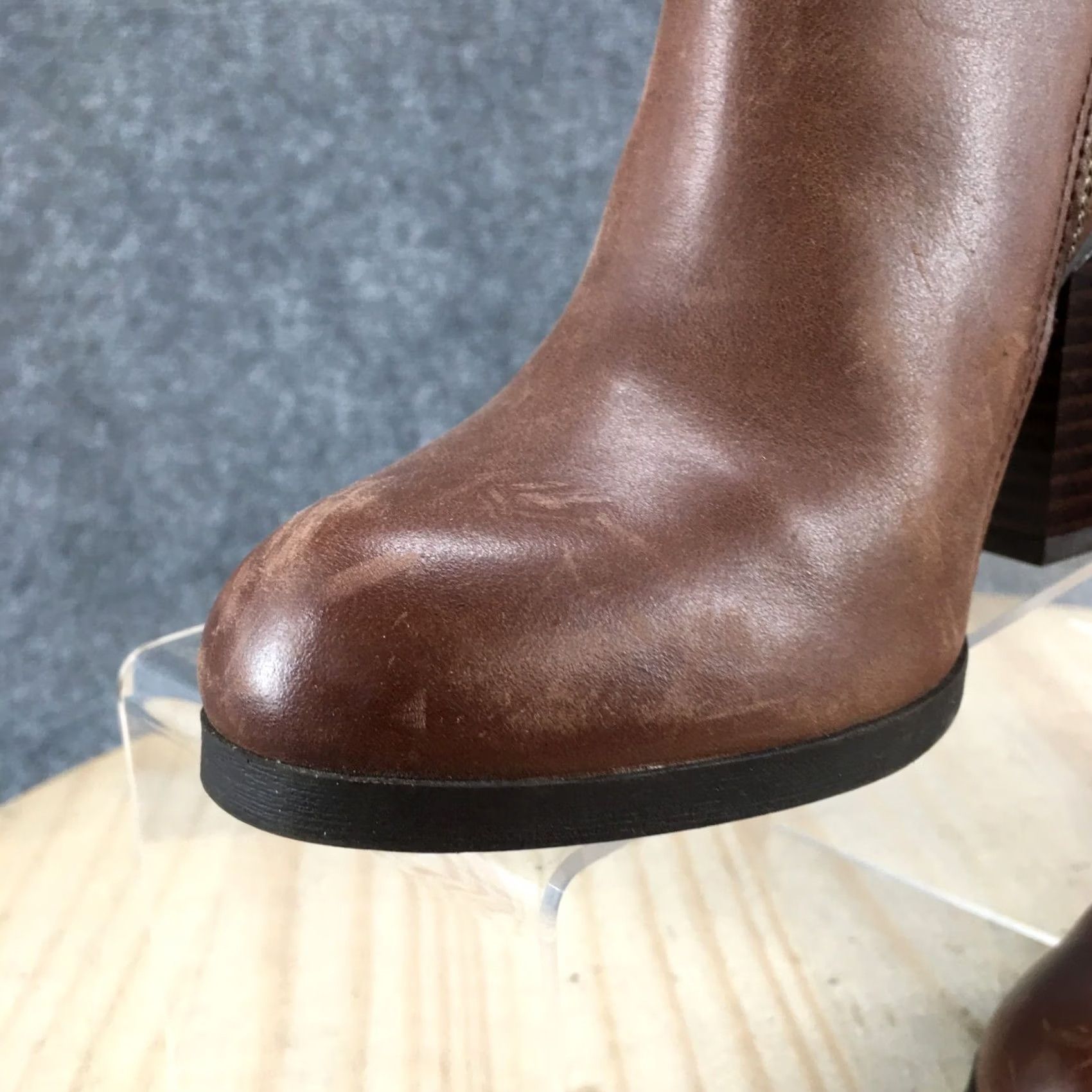 Kenneth Cole Kenneth Cole Reaction Boots Womens 6M Might Win Ankle Bootie Brown Leather Heels Size US 6 / IT 36 - 5 Thumbnail
