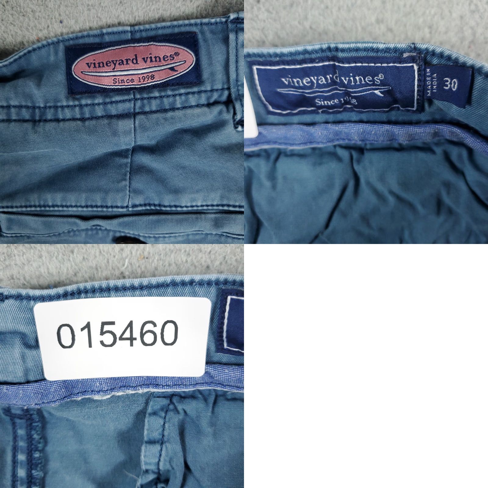 Vineyard Vines VINTAGE Vineyard Vines Men's Shorts Size 30 Blue Flat Front Chino Casual Summer Size US 30 / EU 46 - 8 Thumbnail