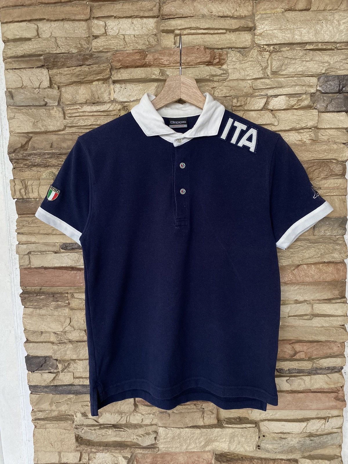 Kappa Vintage Kappa Italia Polo Shirt Vtg Italy Size US S / EU 44-46 / 1 - 1 Thumbnail