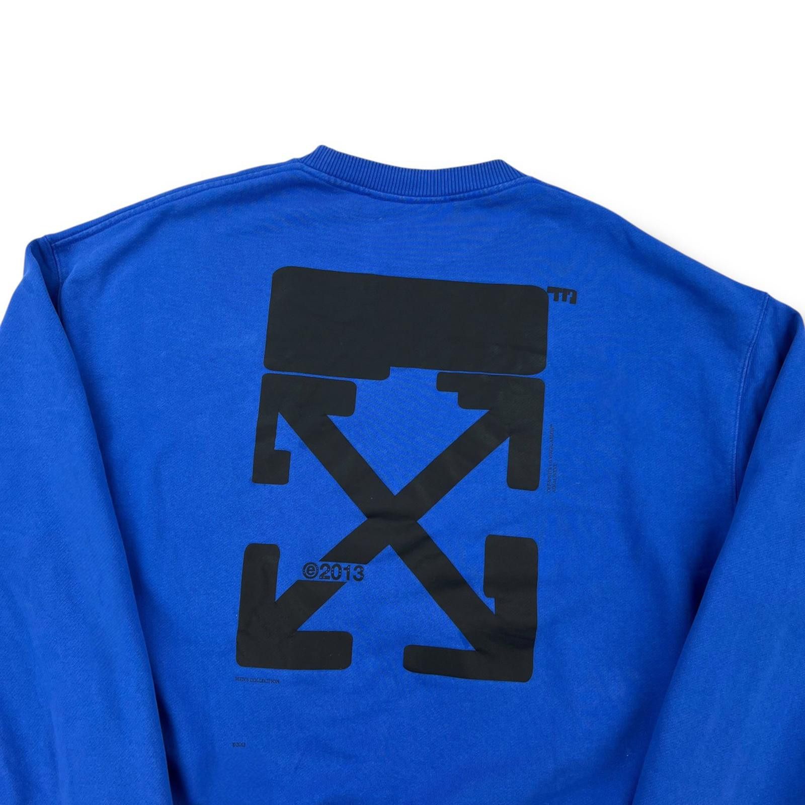 Off-White Off-White Tech Marker Arrows Sweatshirt Blue Size US L / EU 52-54 / 3 - 1 Thumbnail