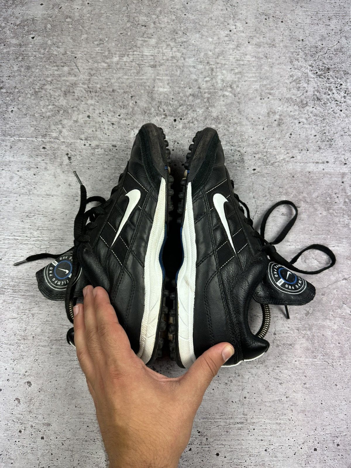 Nike × Vintage 2000 Nike Tiempo Pro Vintage Leather Soccer Boots Size US 9 / EU 42 - 10 Thumbnail