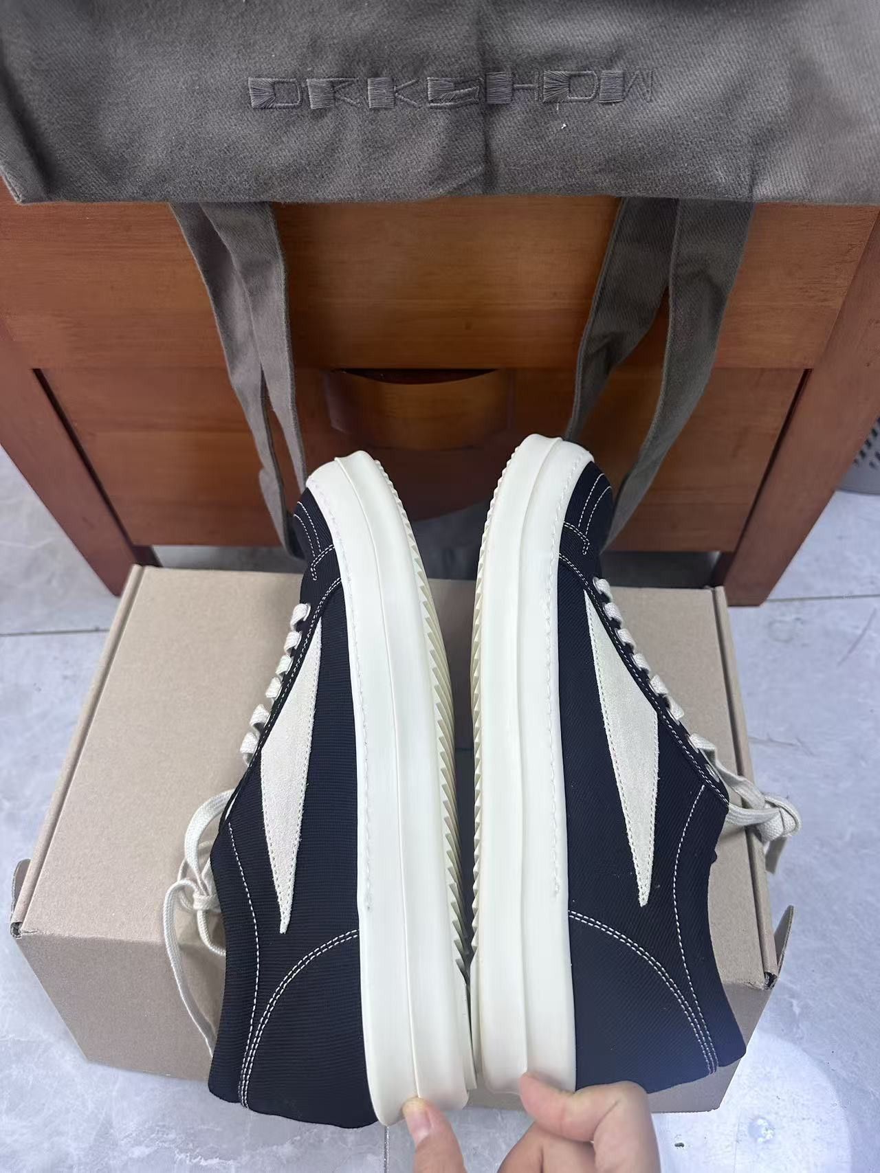 Rick Owens Drkshdw Rick Owens low-top sneakers Size US 10 / EU 43 - 6 Thumbnail