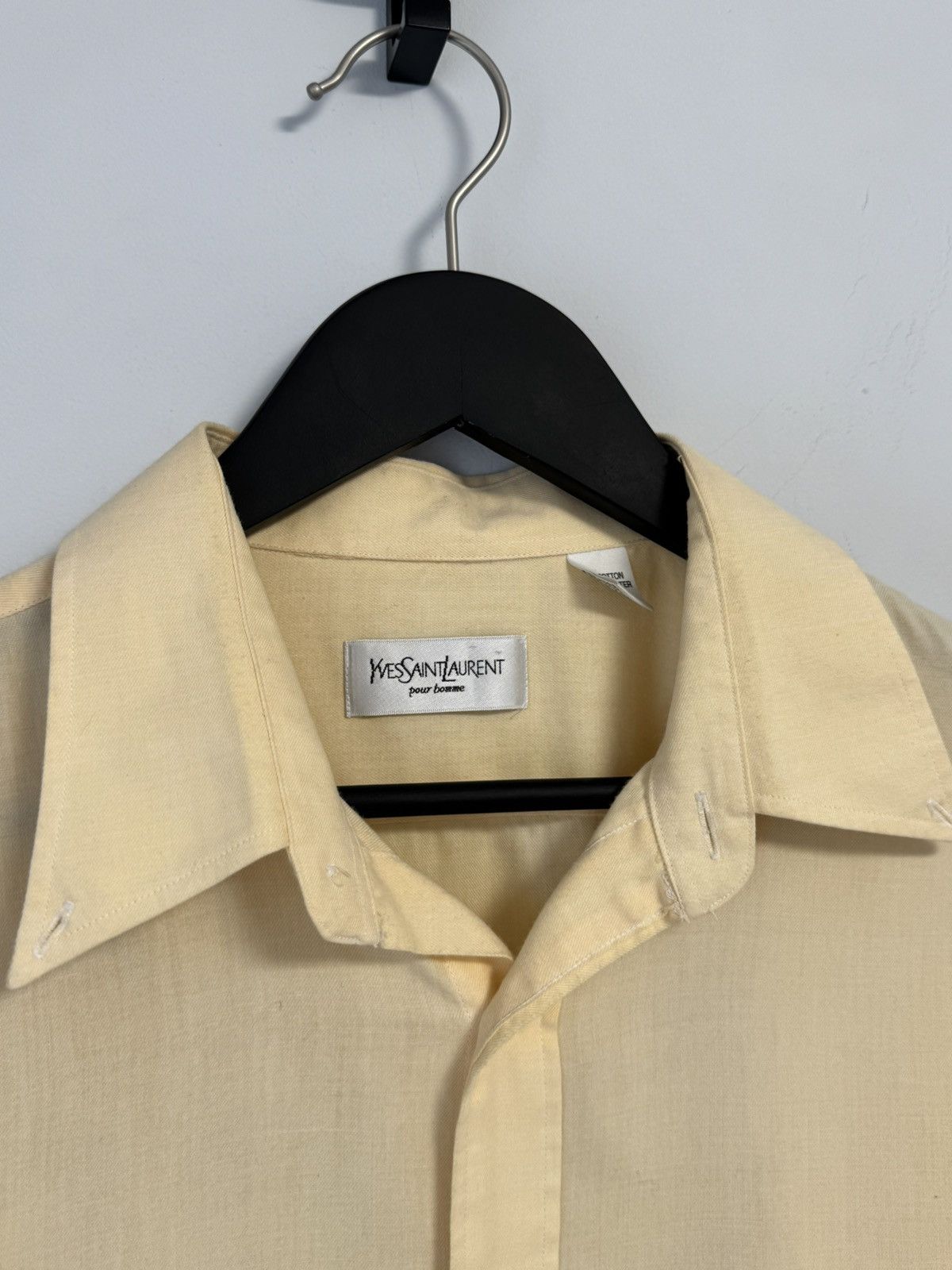 Yves Saint Laurent Yves Saint Laurent Button Up Shirt YSL Luxury Size US XL / EU 56 / 4 - 8 Thumbnail