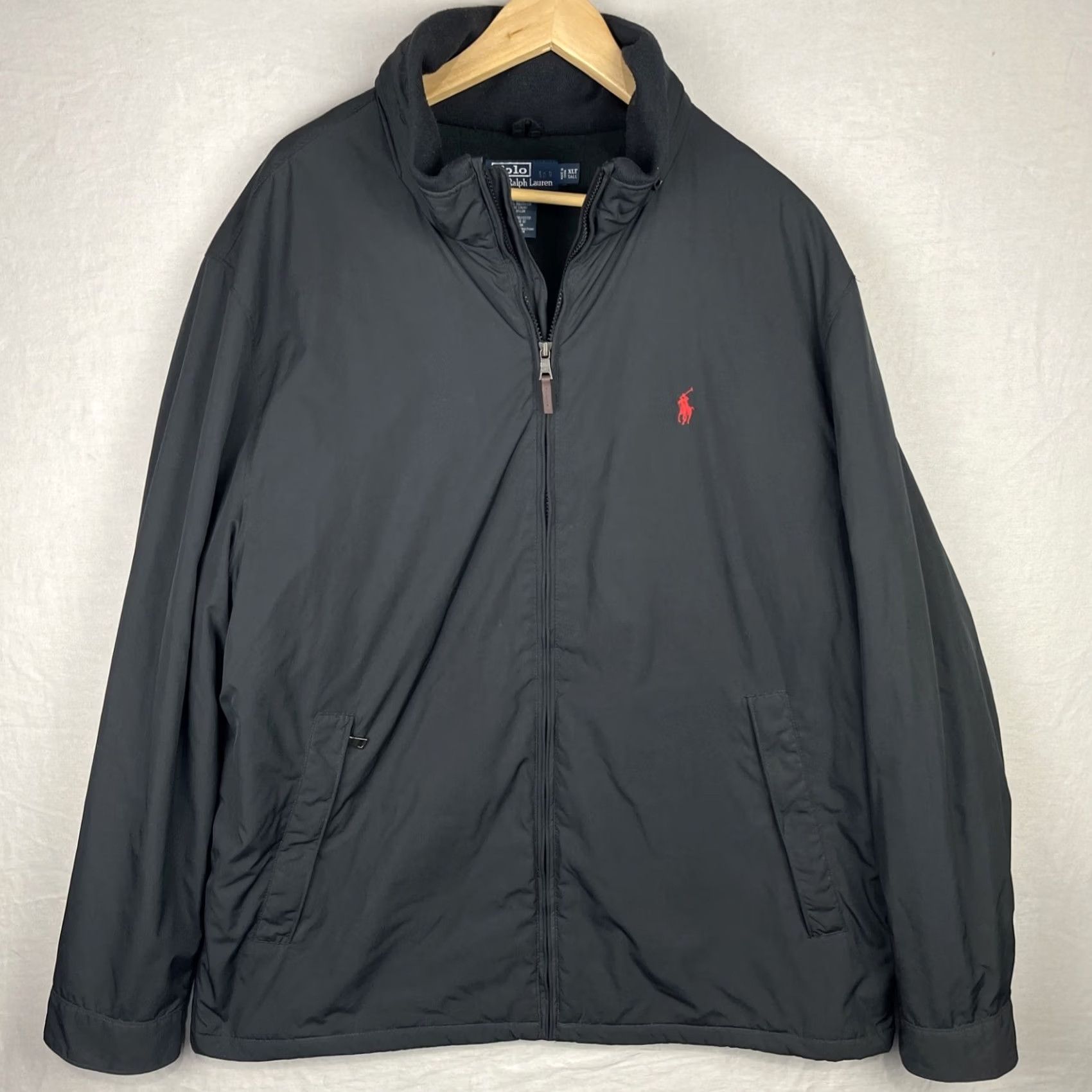 Polo Ralph Lauren VINTAGE Polo Ralph Lauren Jacket Mens XL Tall Black Hooded Lined Bomber Jacket Size US XL / EU 56 / 4 - 2 Thumbnail