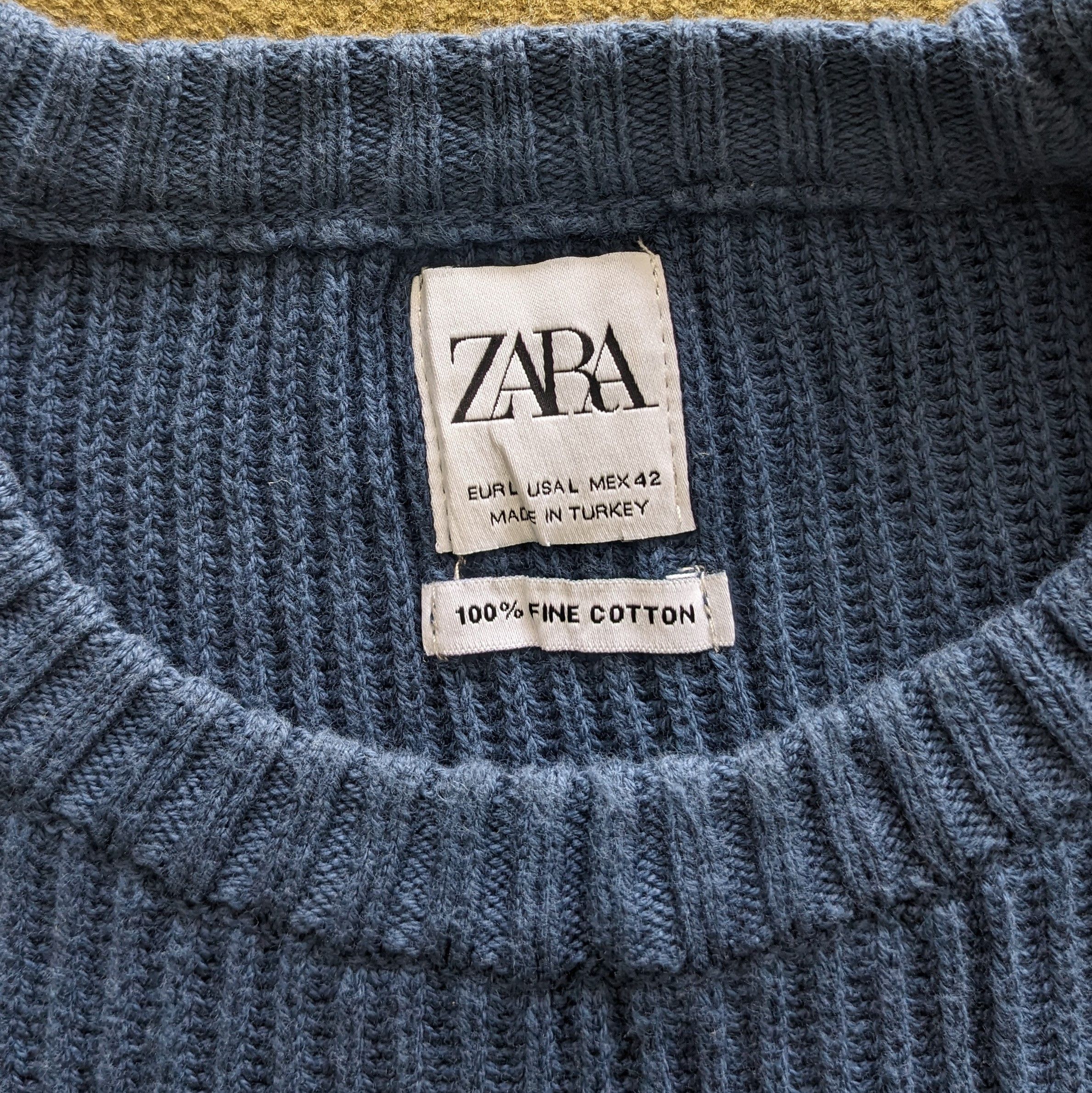 Zara Vintage ZARA Skulls Art Style Japanese Brand Custom Sweater Size US S / EU 44-46 / 1 - 5 Thumbnail