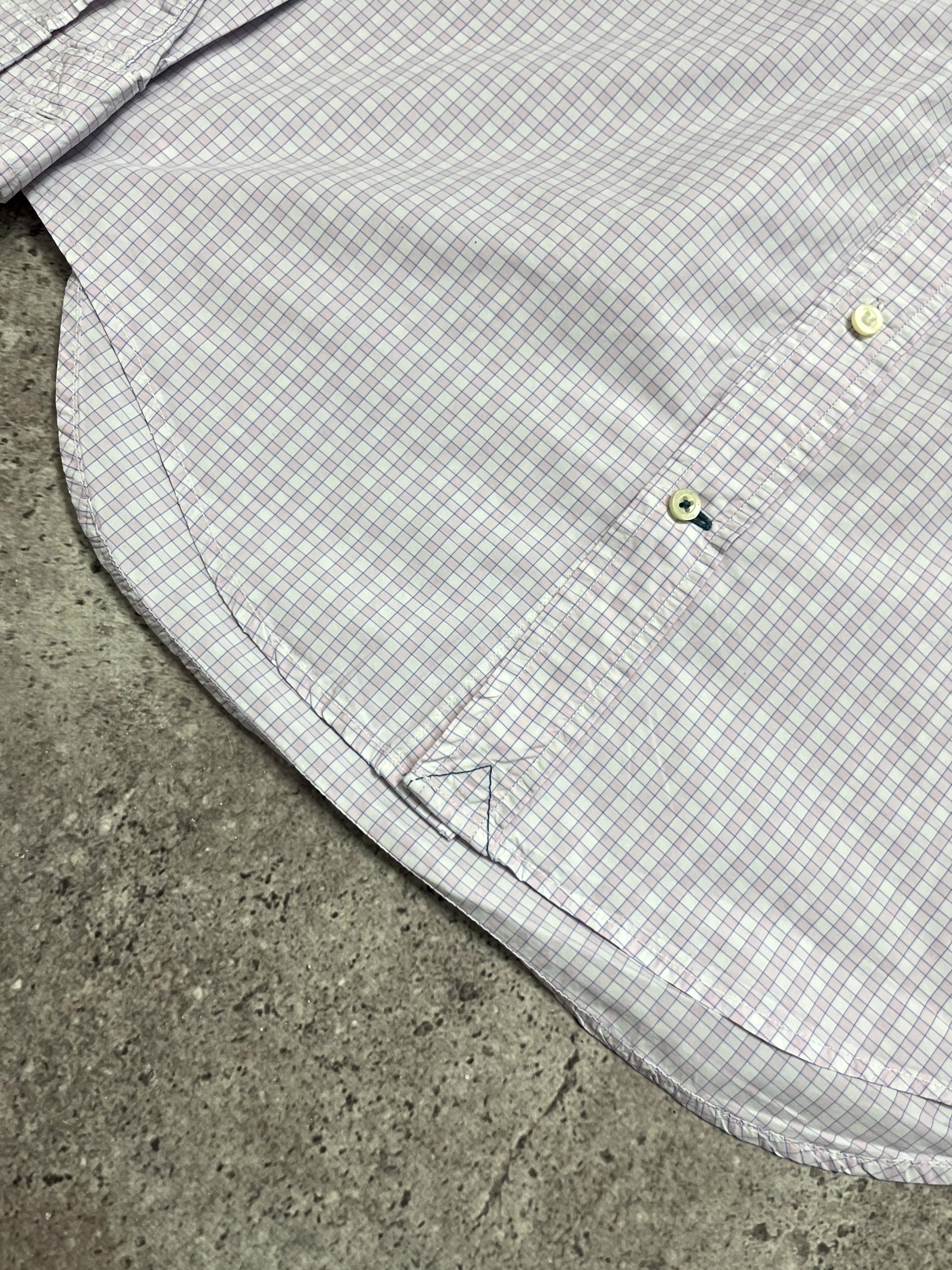Henry Cotton's Henry Cottons Italian Classic Check Pink Shirt Size L Size US L / EU 52-54 / 3 - 4 Thumbnail