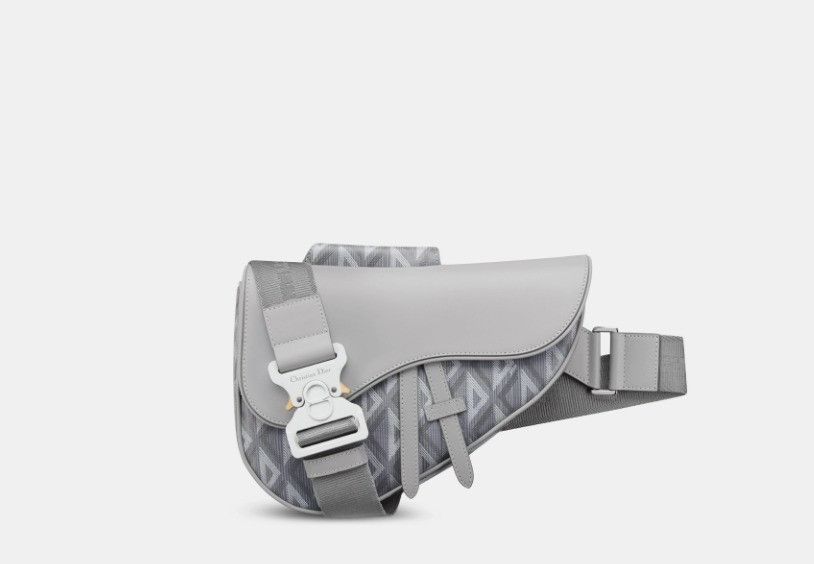 Dior o1w1db10325 1ADPO Size: OS / Saddle Bag in Grey Size ONE SIZE - 1 Thumbnail
