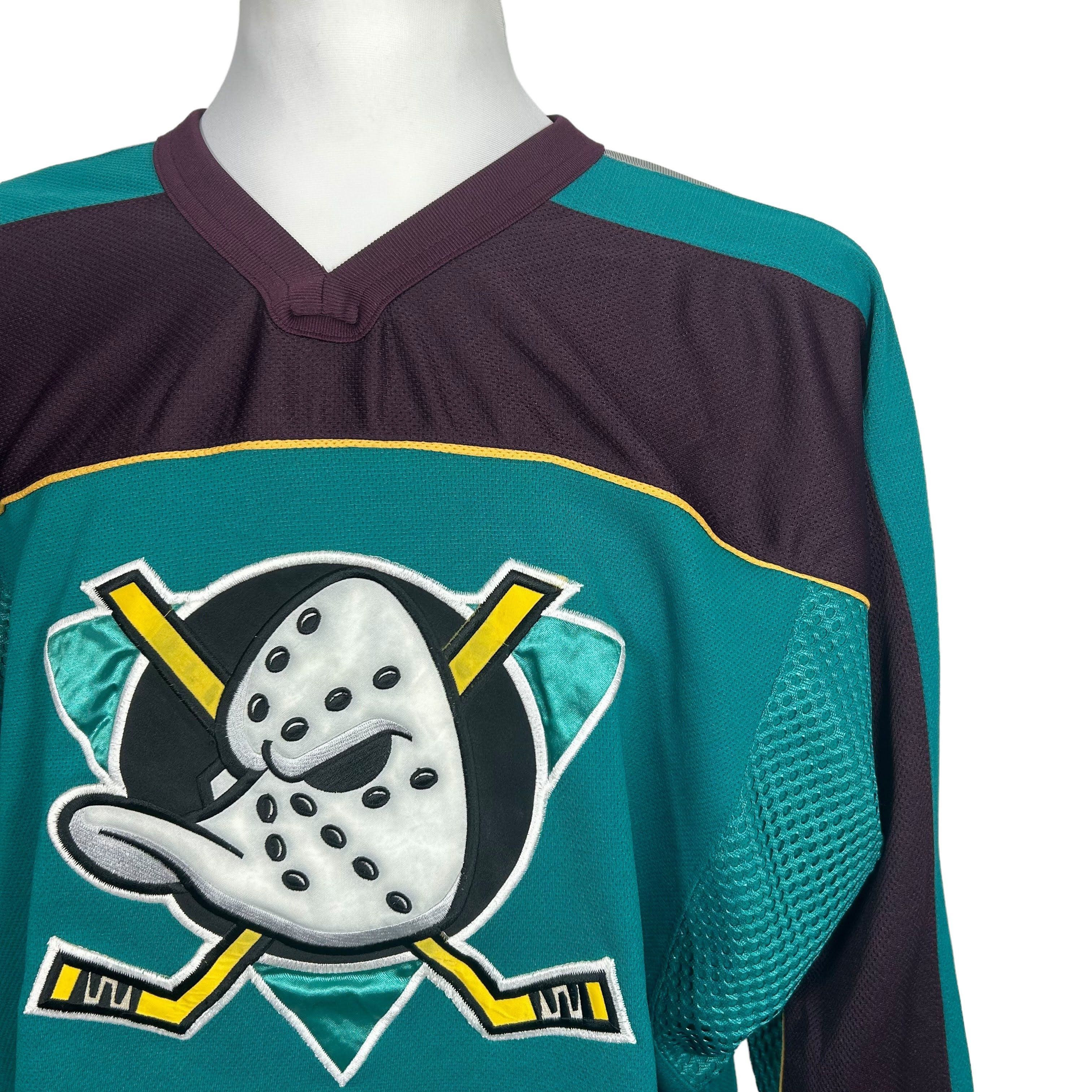 NHL × Pro Player Proplayer Anaheim Mighty Ducks 1998 Green NHL Jersey L Size US L / EU 52-54 / 3 - 3 Thumbnail