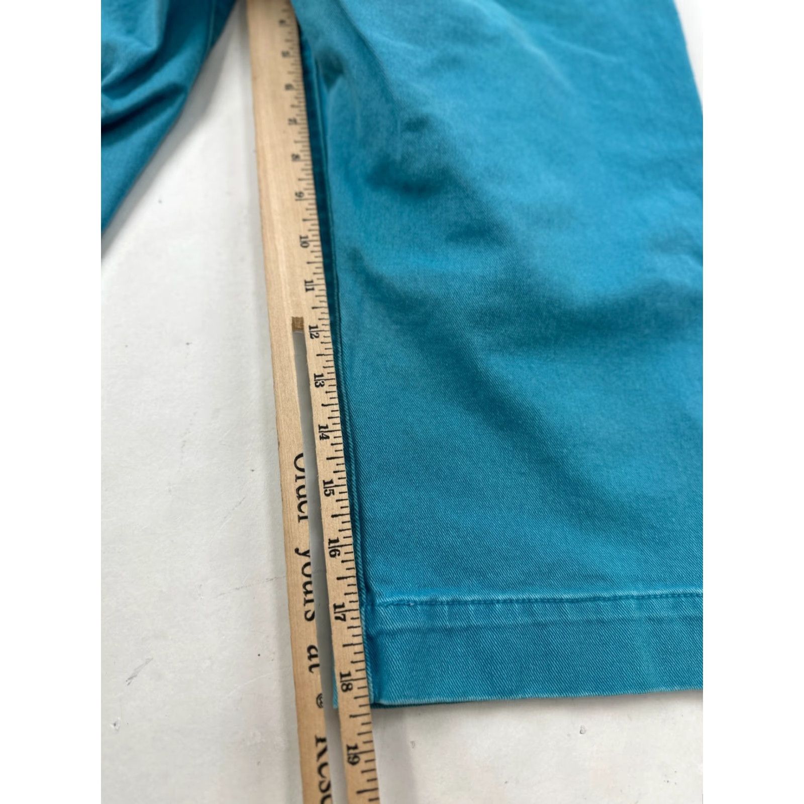 Levi's Levi’s 545 Jeans Womens 12 Blue Denim Cropped Low Rise Straight Leg Red Tab Shirt? Size 34" / US 12 / IT 48 - 5 Thumbnail