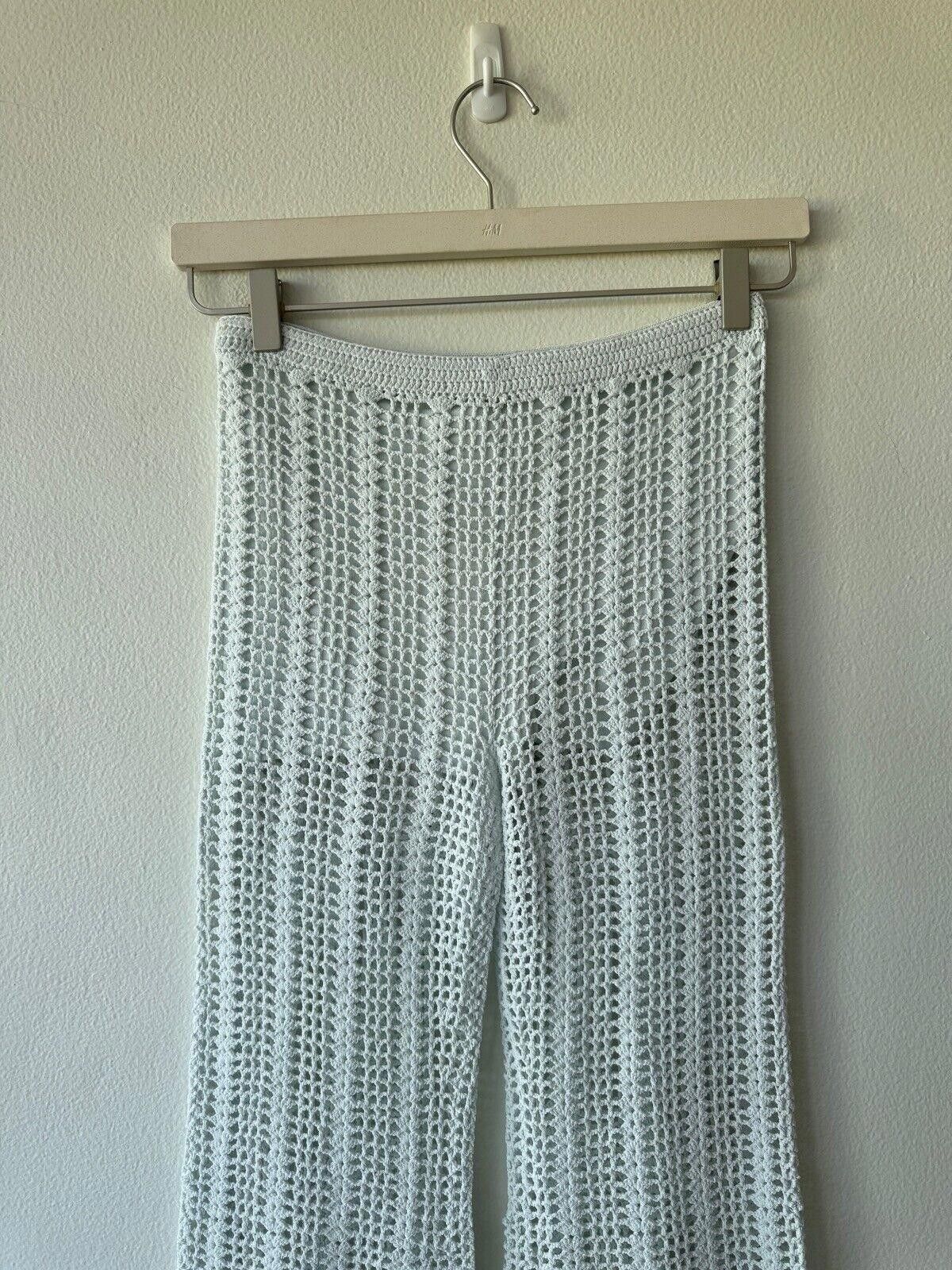 Dion Lee New dion lee knit pinnacle crochet pant blue small 8 40 s Size 28" / US 6 / IT 42 - 3 Thumbnail