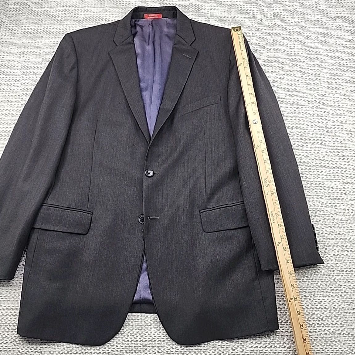 Ermenegildo Zegna Ermenegildo Zegna Blazer Mens 44L Wool Red Saks Fifth Avenue Italy USA Made Size 44R - 7 Thumbnail