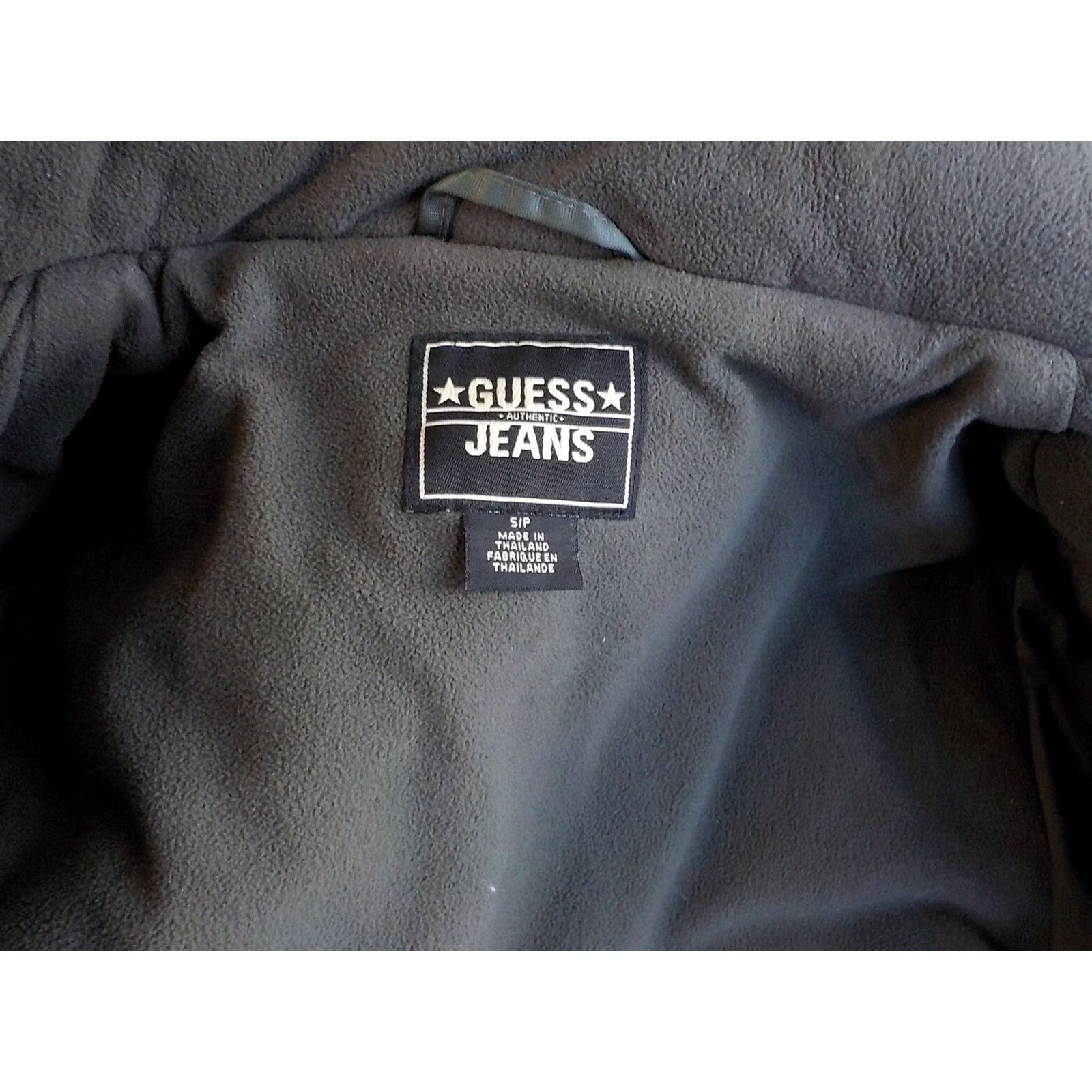 Guess GUESS Womens Short Zip Front Puffer Jacket Green Nylon SZ SMALL Size 28" / US 6 / IT 42 - 6 Thumbnail