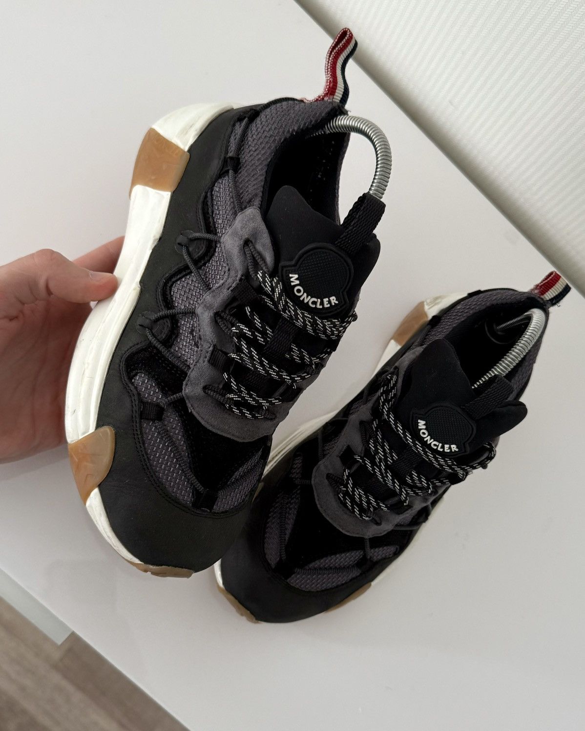 Moncler Moncler Y2K Compassor Trainer Hype Running Sneakers Size US 6.5 / IT 36.5 - 1 Thumbnail