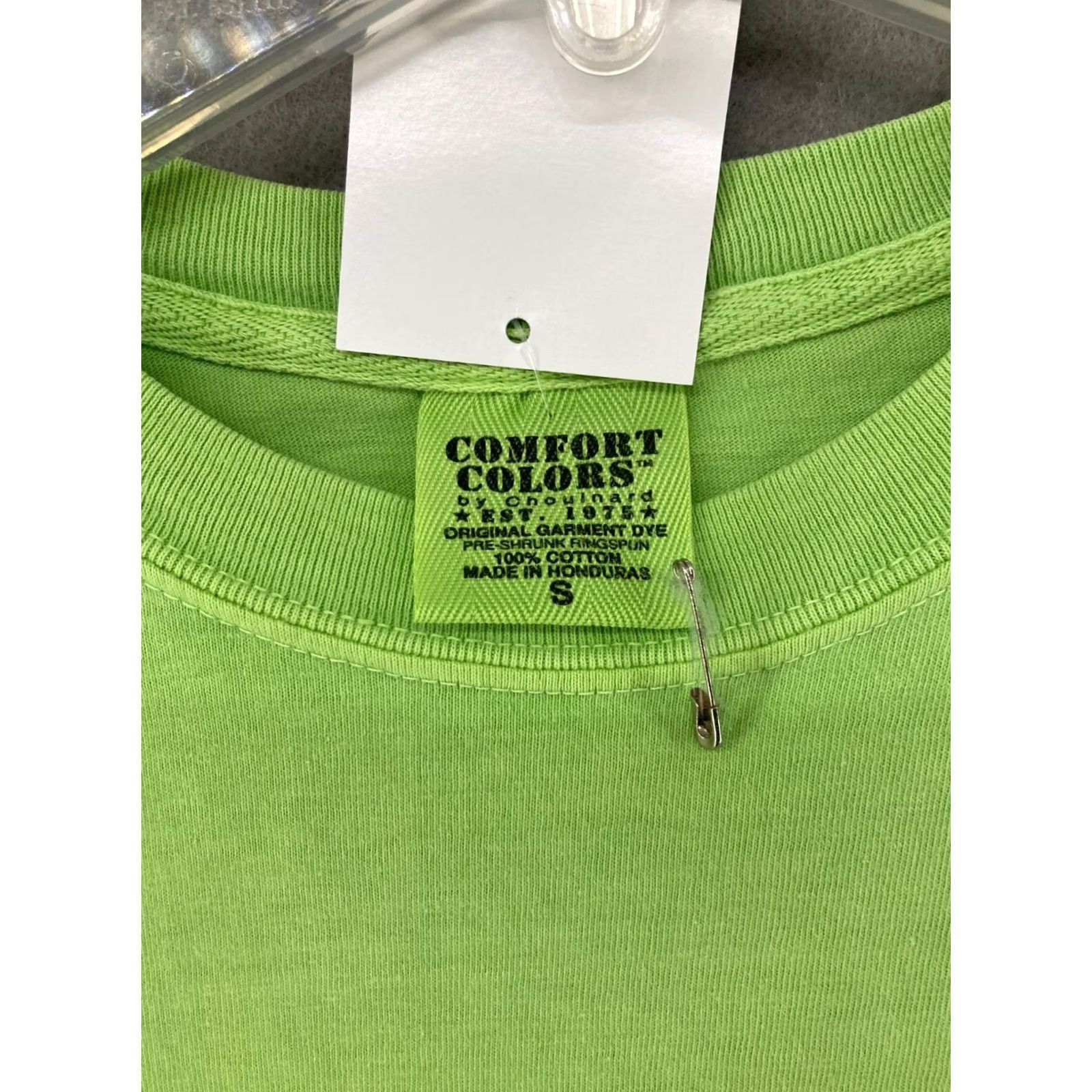 Vintage HeyBo Mens T-Shirt Small Green Fish Getting Tail Graphic Print Crew Neck SS Shirt Size US S / EU 44-46 / 1 - 6 Thumbnail