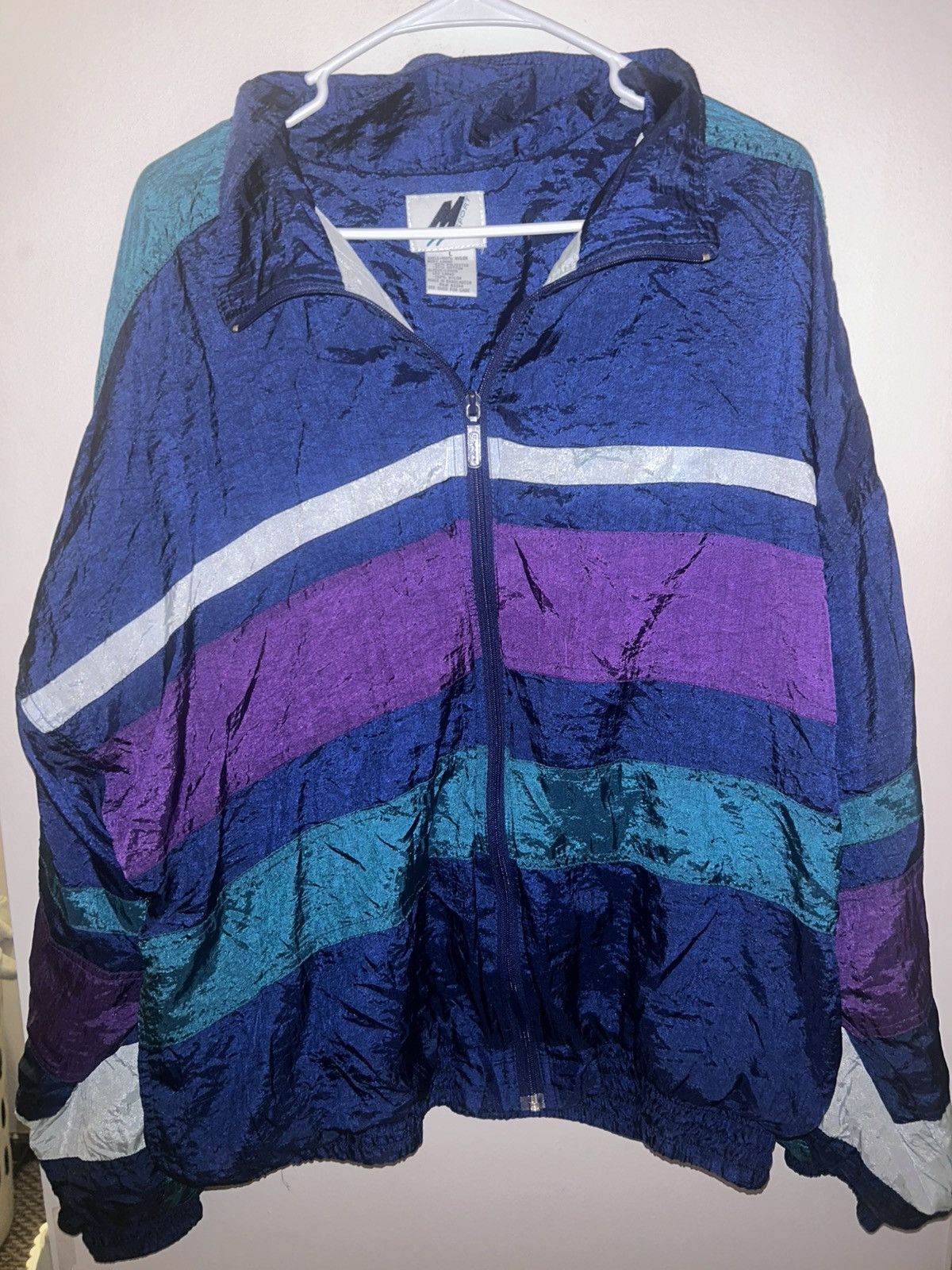 Vintage Vintage 80s M Sport Windbreaker Size US L / EU 52-54 / 3 - 1 Thumbnail