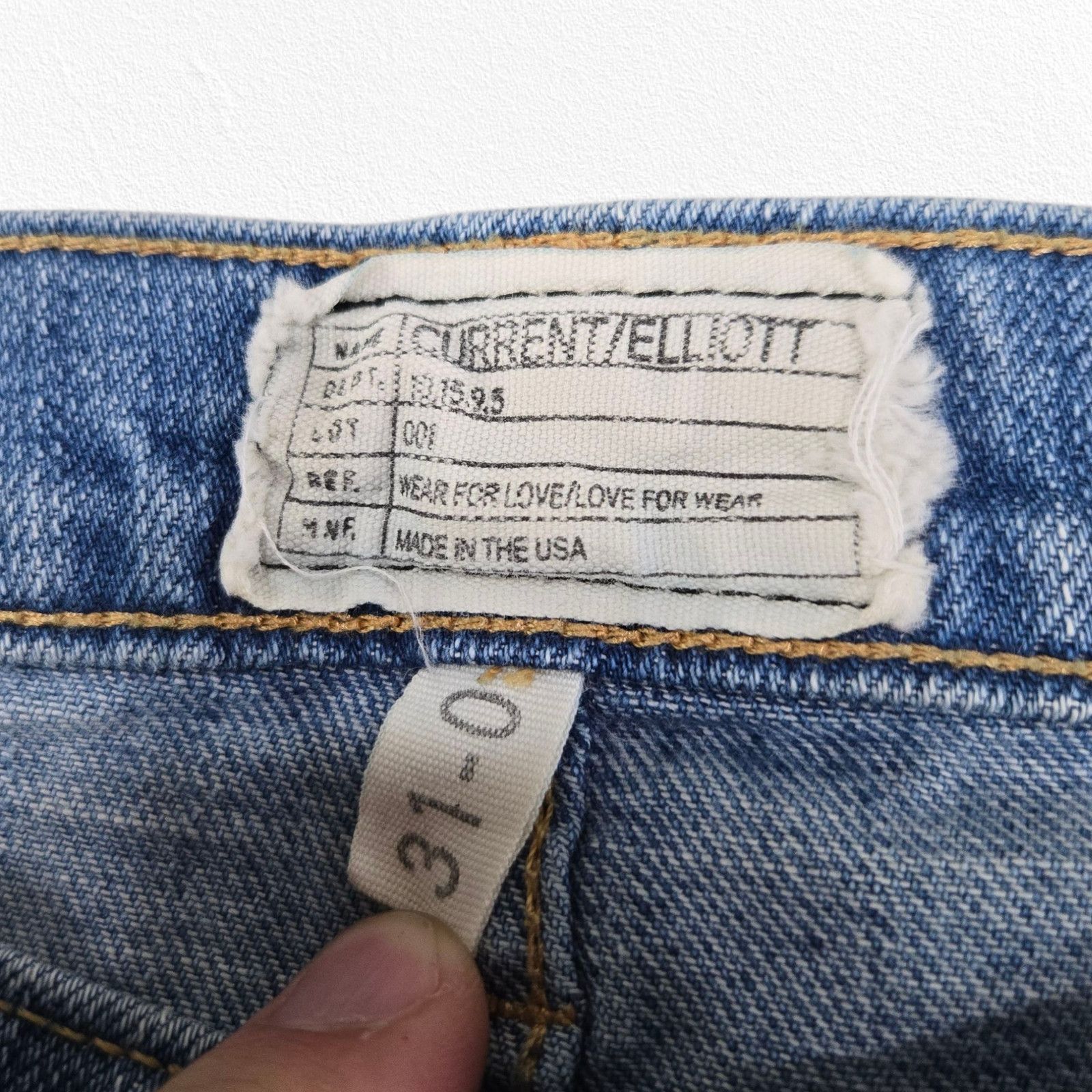 Current/Elliot Current/Elliott Stiletto Skinny Jeans Light Wash Size 31 Size 31" - 4 Thumbnail