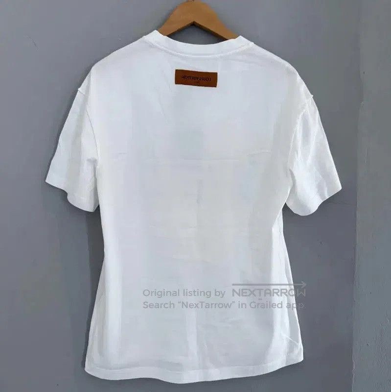 Louis Vuitton Louis Vuitton Men's White Cotton T-Shirt . Size US M / EU 48-50 / 2 - 2 Thumbnail