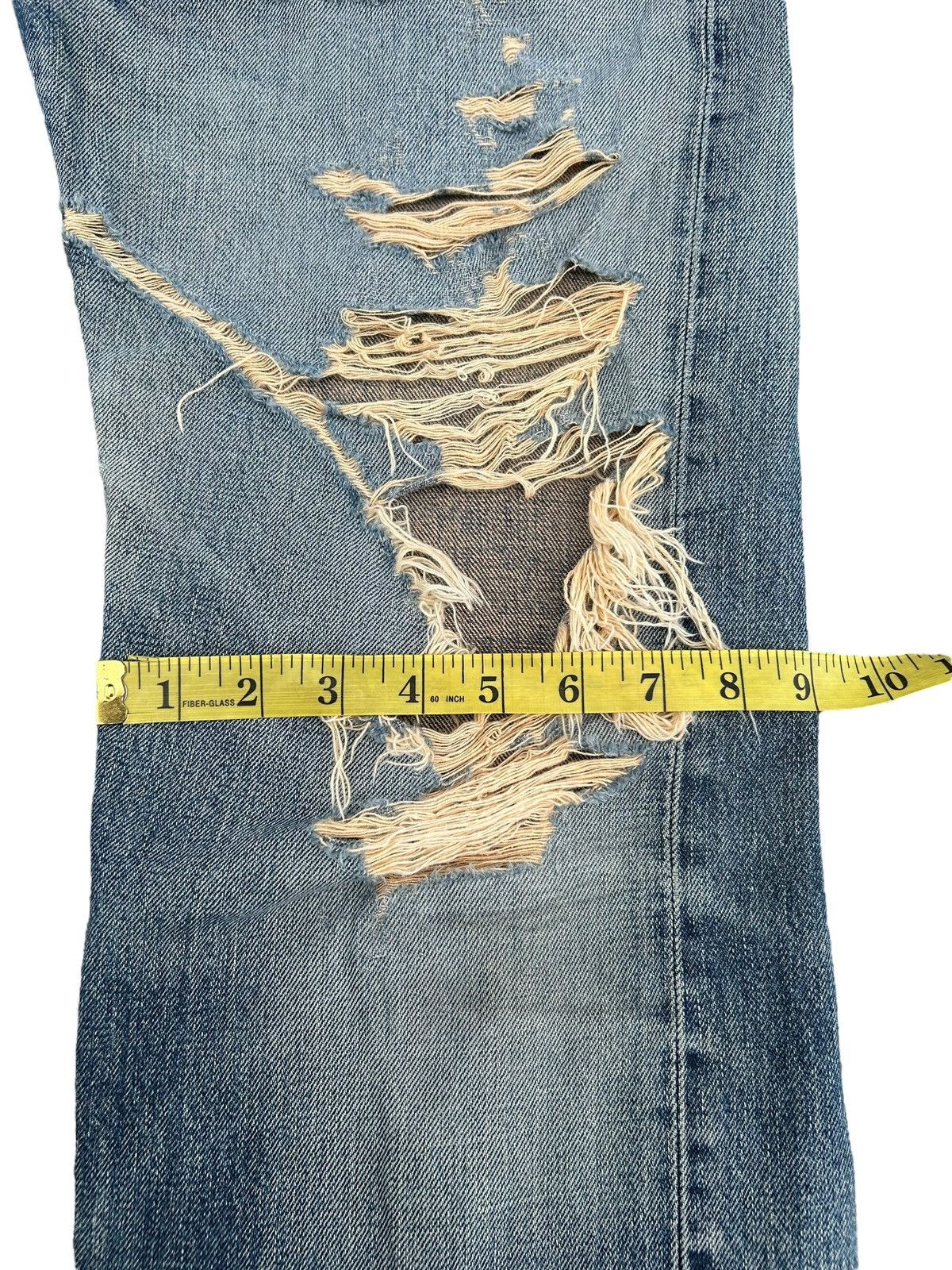 Kapital Thrashed Vintage Edwin 505xx Selvedge Denim Jeans Size US 30 / EU 46 - 19 Thumbnail