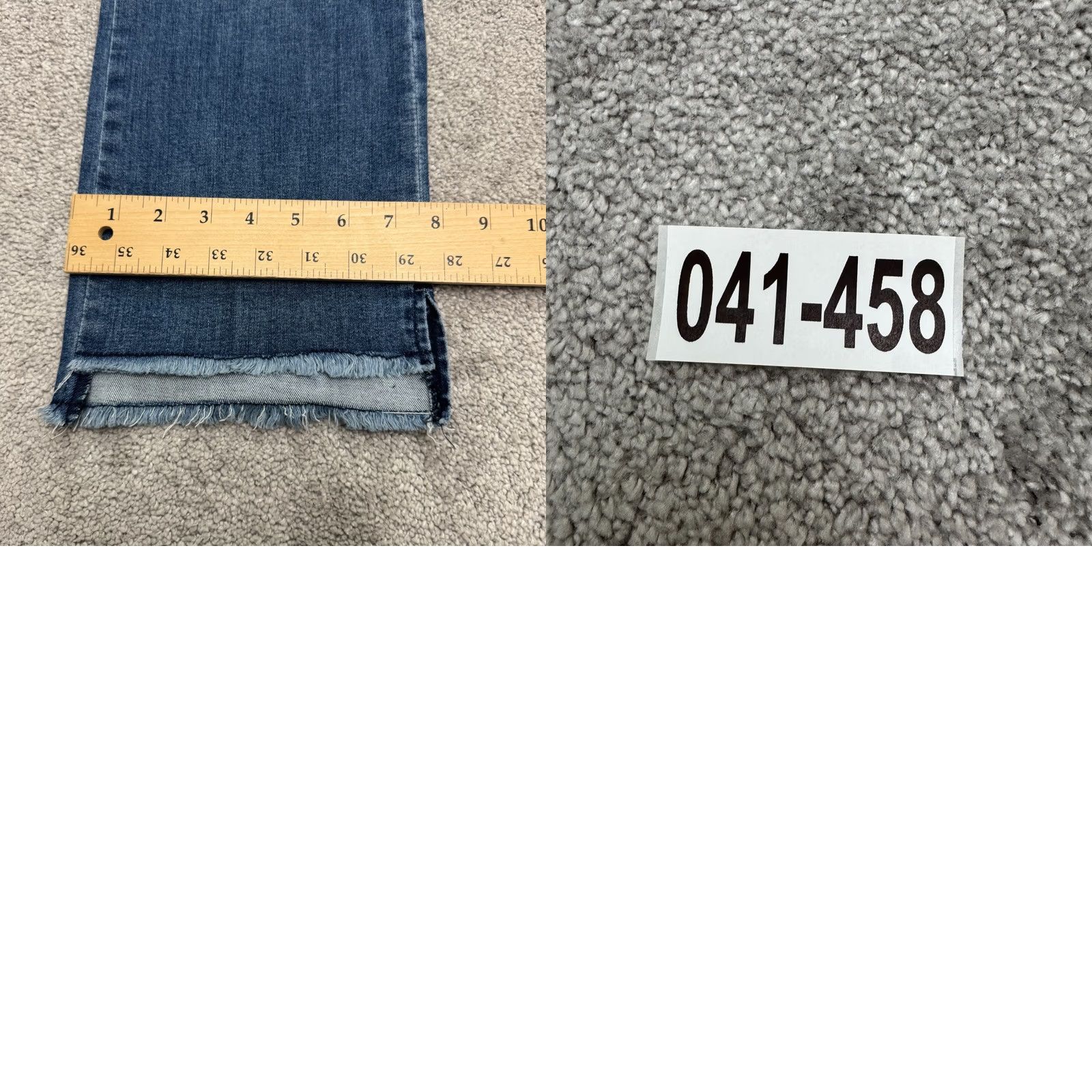 Vintage Democracy AB Solution High Rise Denim Jeans Womens 6 Blue Medium Wash Slim Straight Pockets 5-Pocket Design Jeans Size 28" / US 6 / IT 42 - 10 Thumbnail