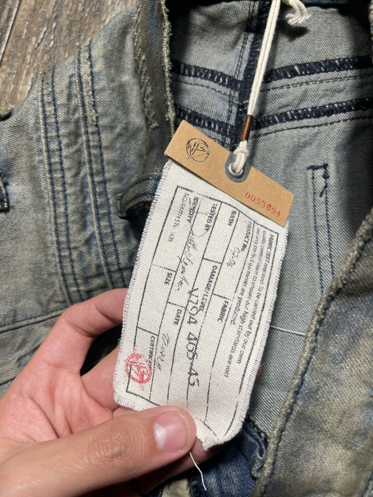 No Faith Studios Everyday Concrete Dust Denim Size US 32 / EU 48 - 4 Thumbnail