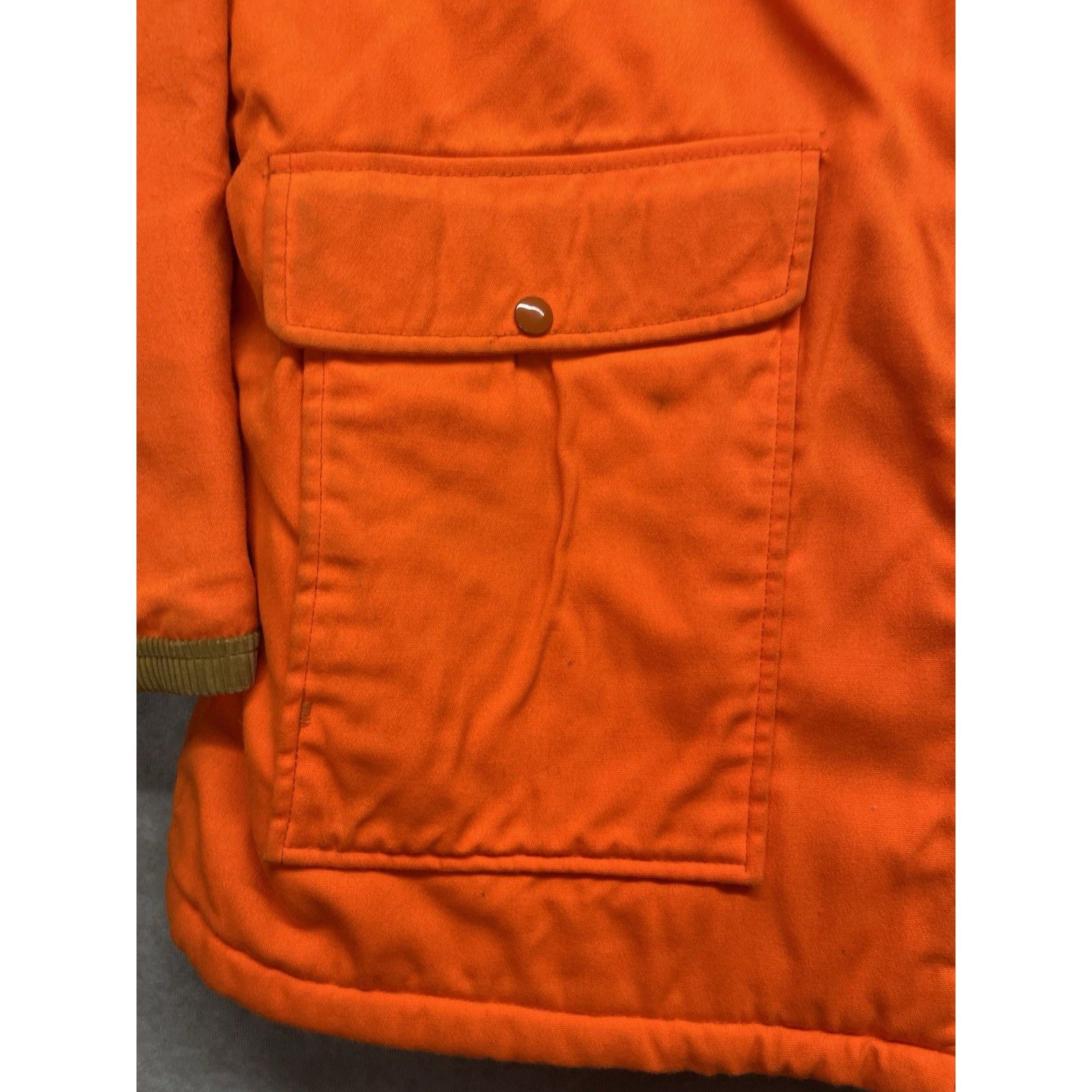Other VINTAGE WOOLRICH BLAZE ORANGE HUNTING CHORE ZIP JACKET XL 19 Size US XL / EU 56 / 4 - 4 Thumbnail