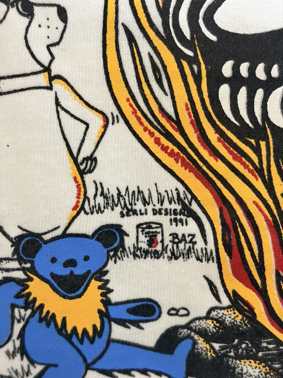 Band Tees Vintage 1991 Grateful Dead Snoopy Cartoon Size US S / EU 44-46 / 1 - 5 Thumbnail