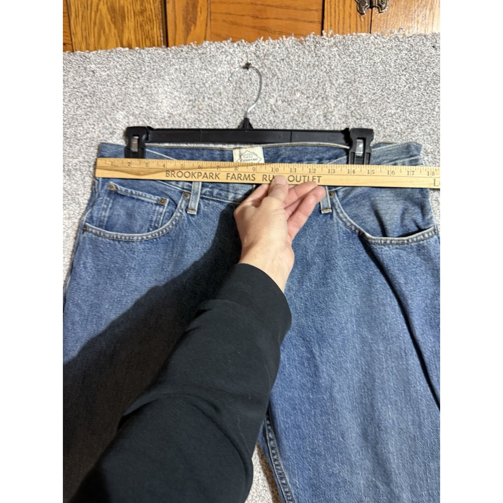 St. Johns Bay Vintage 90s Y2K Jeans Mens 36x29 Straight Leg Grunge Skater Size US 36 / EU 52 - 2 Thumbnail
