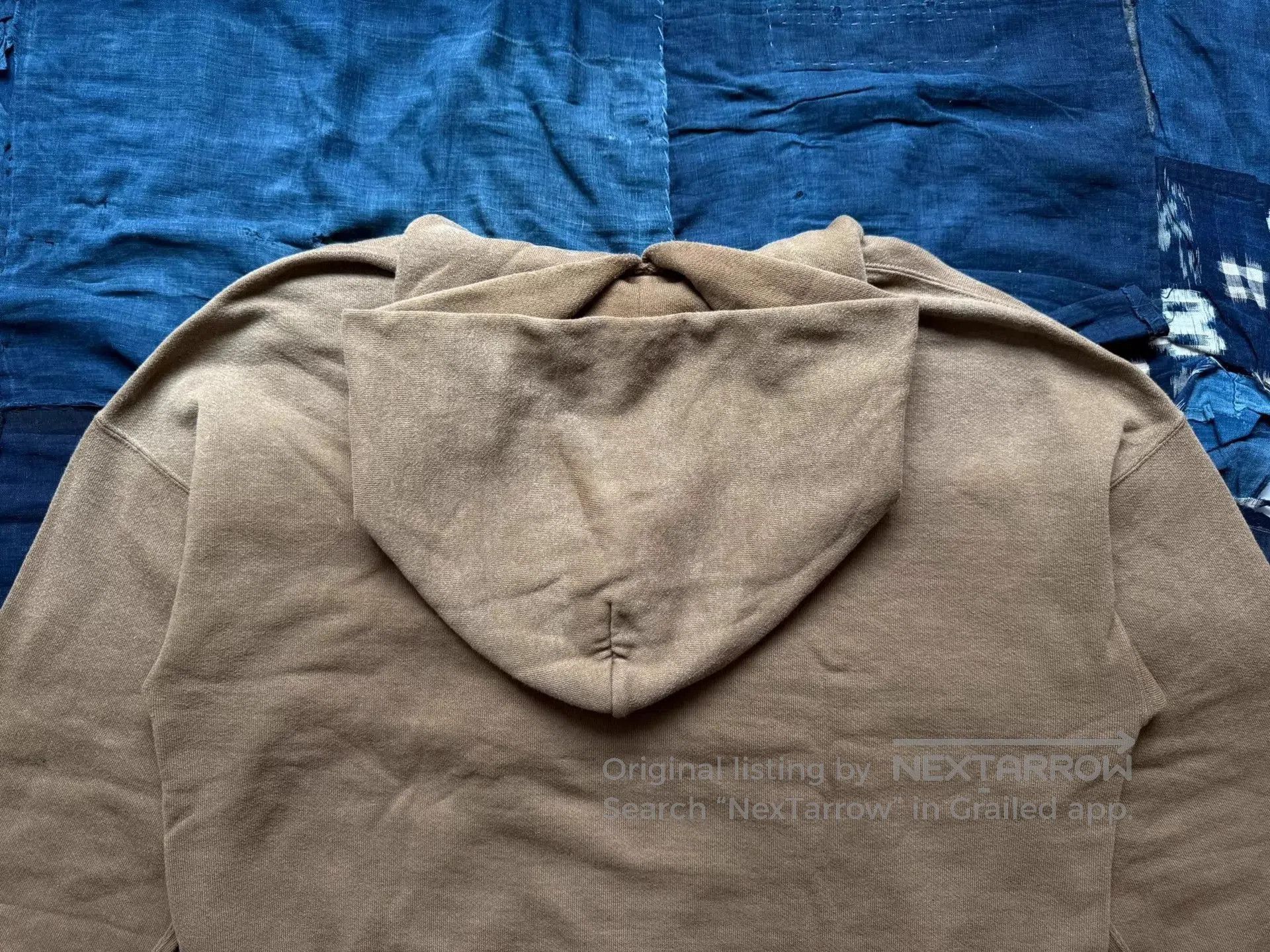 Visvim Brown Hoodie with Front Pocket, Size XL. Size US XL / EU 56 / 4 - 3 Thumbnail