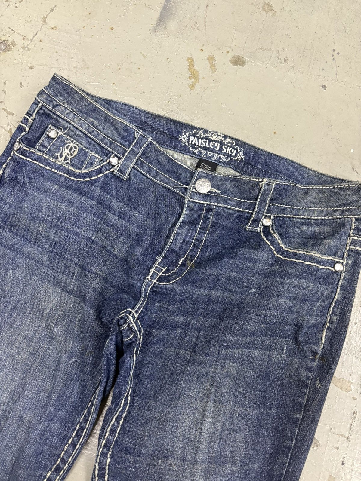 True Religion Vintage True Religion Inspired Flared Jeans Size US 34 / EU 50 - 6 Thumbnail