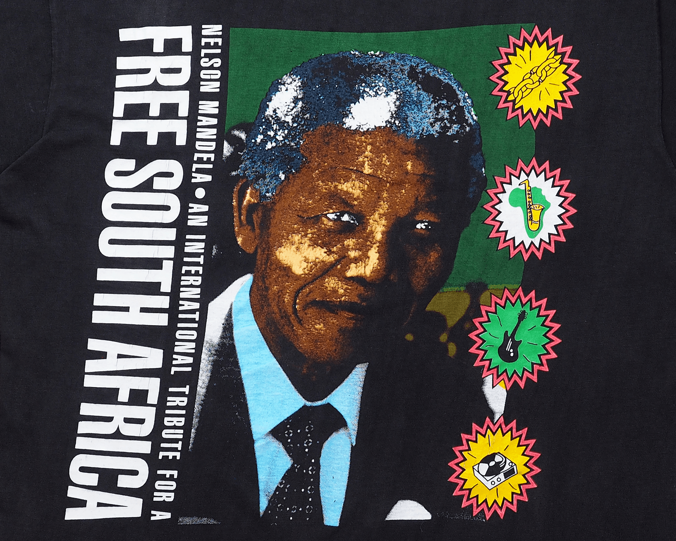 Vintage Vintage 1990 Nelson Mandela Tribute For South Africa XL Size US XL / EU 56 / 4 - 2 Thumbnail