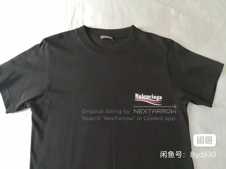 Balenciaga Balenciaga Printed Wave Coca-Cola Short Sleeve T-Shirt Size US S / EU 44-46 / 1 - 5 Thumbnail