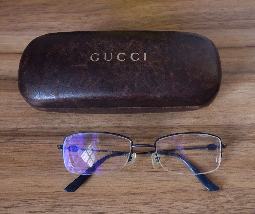 Gucci Gucci Half Rim Glasses Size ONE SIZE - 1 Thumbnail