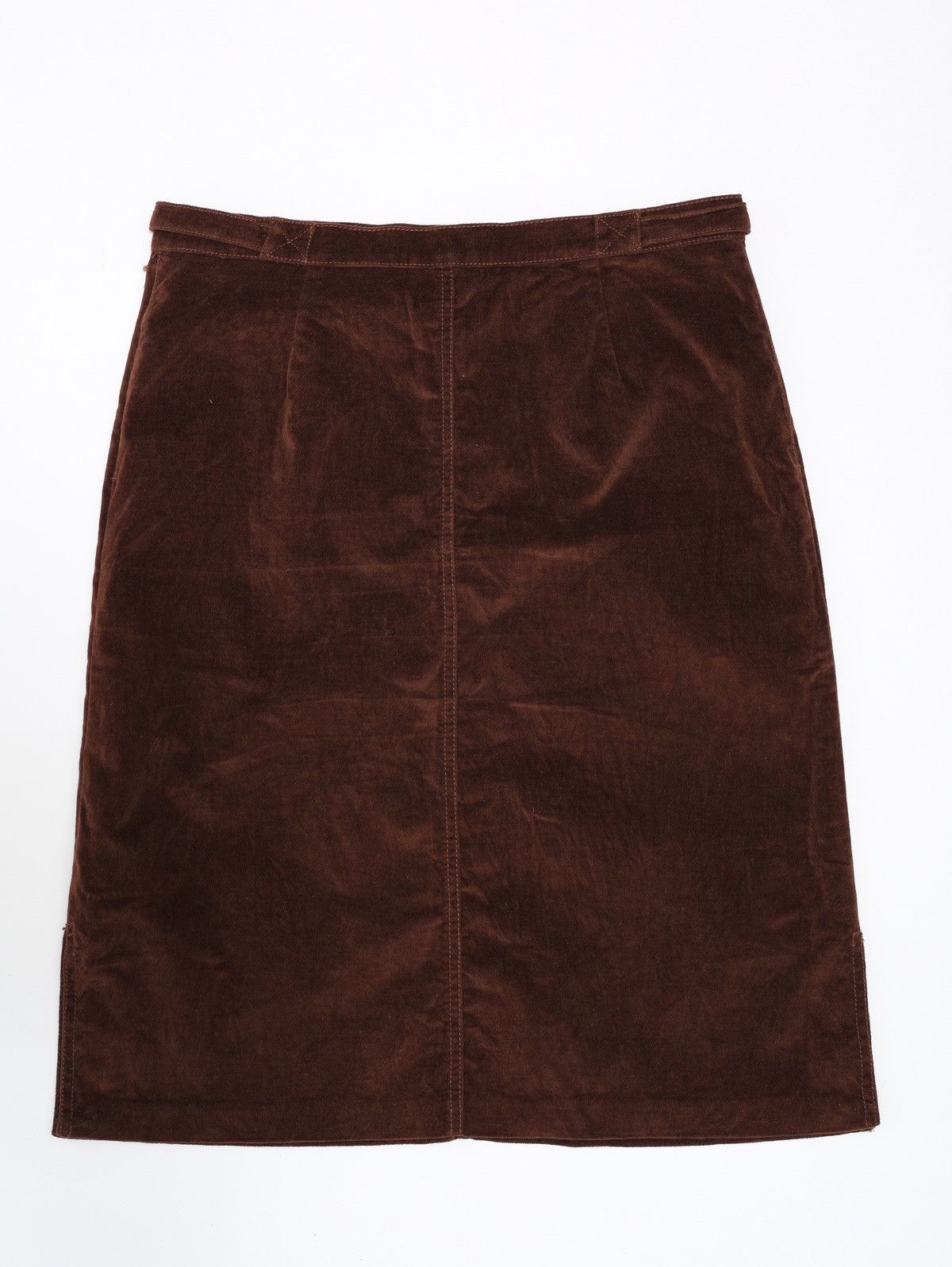 Kenzo Kenzo Jeans Vintage Corduroy Velvet Brown Skirt Size 30" / US 8 / IT 44 - 10 Thumbnail