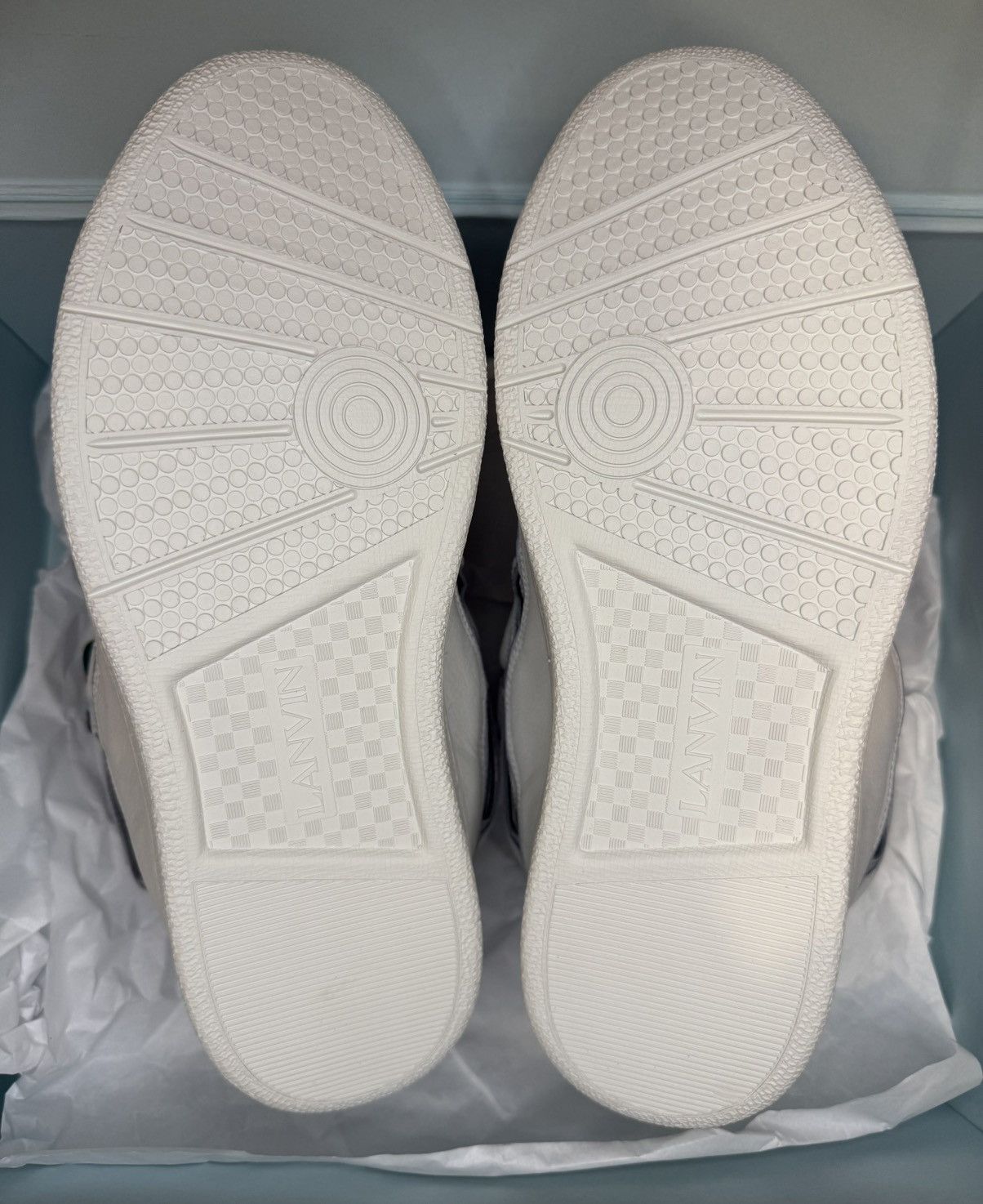 Lanvin Curb Sneaker (White/Multicolor)
