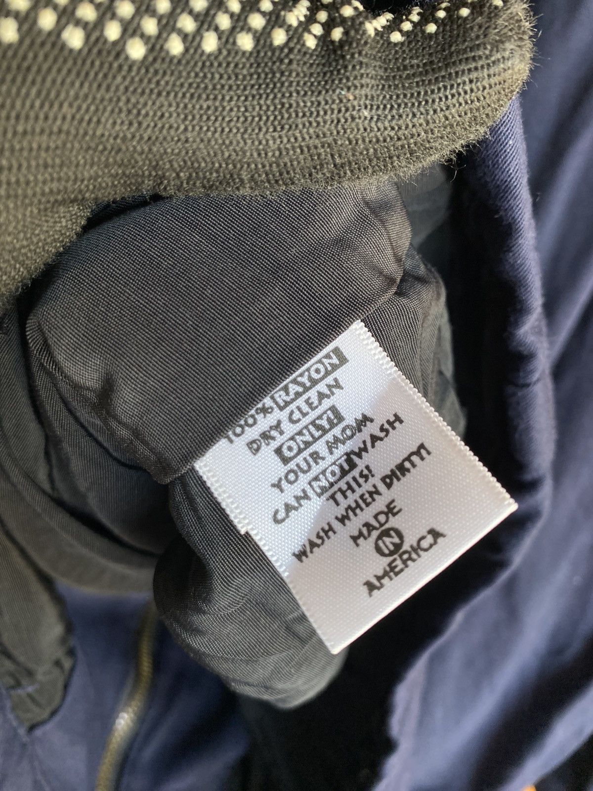 Japanese Brand Vintage Navy Zip Jacket Limited Edition | Minimal Size US L / EU 52-54 / 3 - 9 Thumbnail