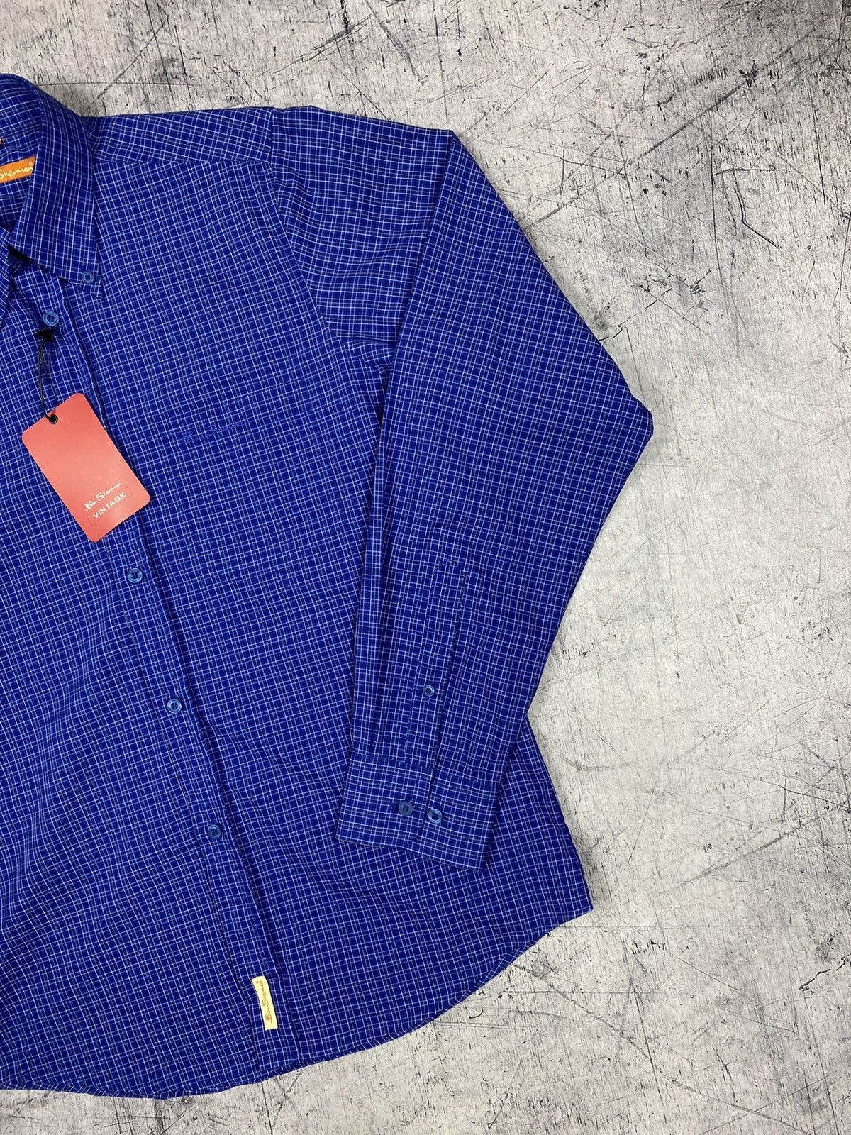 Ben Sherman × Designer NEW Ben Sherman Checked Designer Button Up Shirt Size US M / EU 48-50 / 2 - 3 Thumbnail